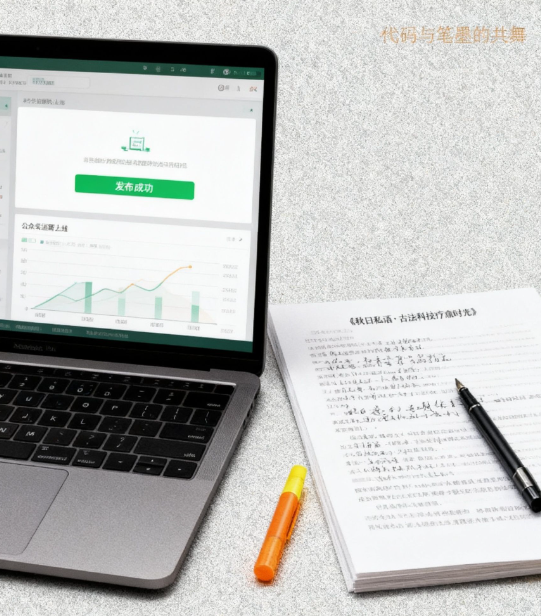 秋光煮字，半日浮生