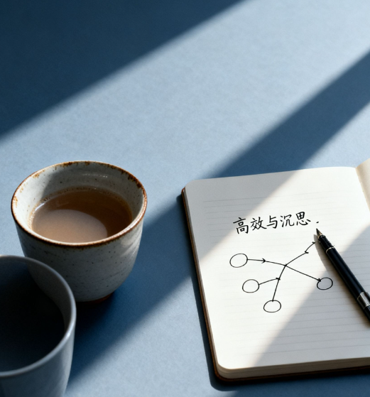 秋光煮字，半日浮生