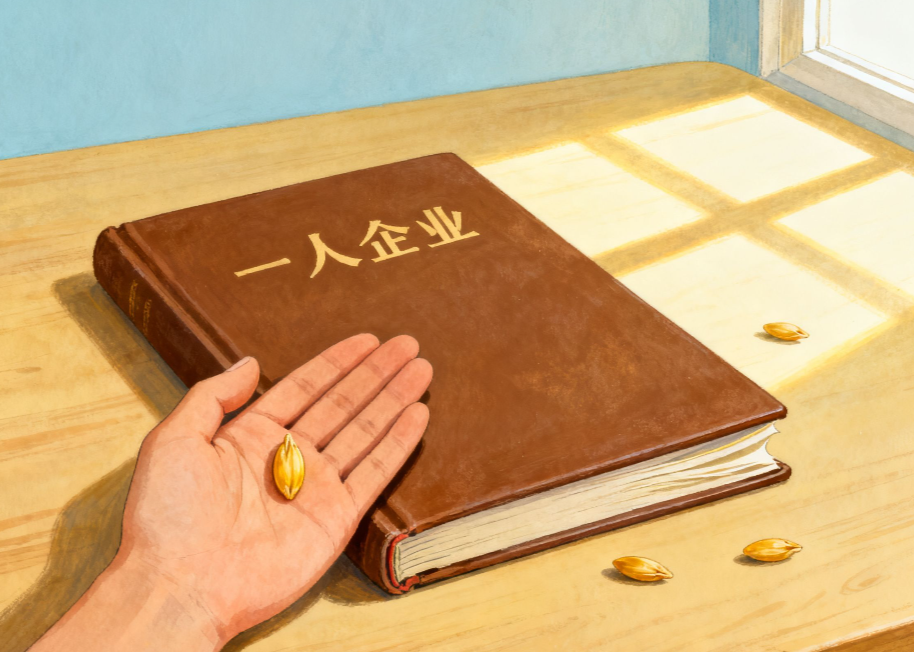 秋日书桌与未完成的种子