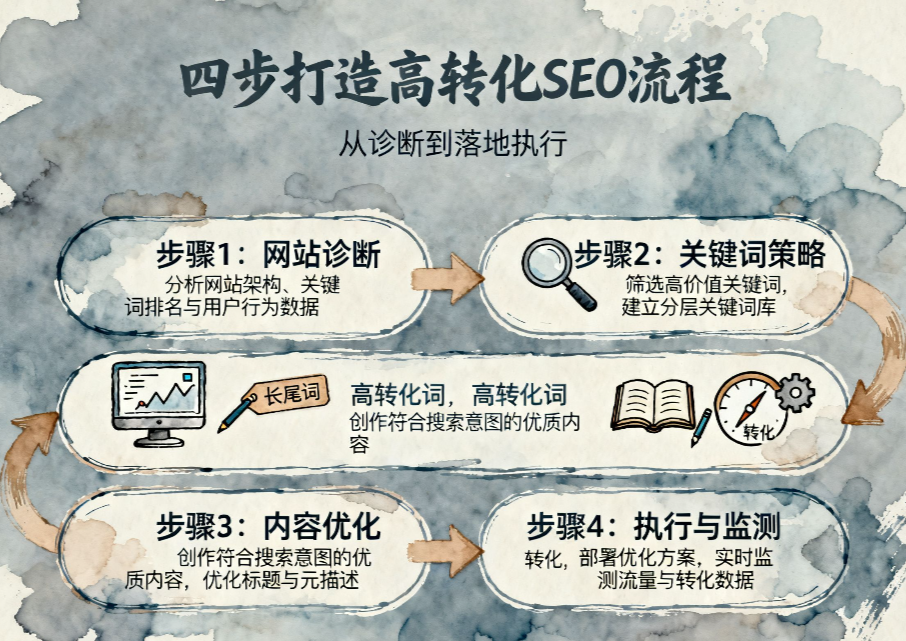 网站SEO优化实战指南：从关键词布局到流量转化的全流程攻略