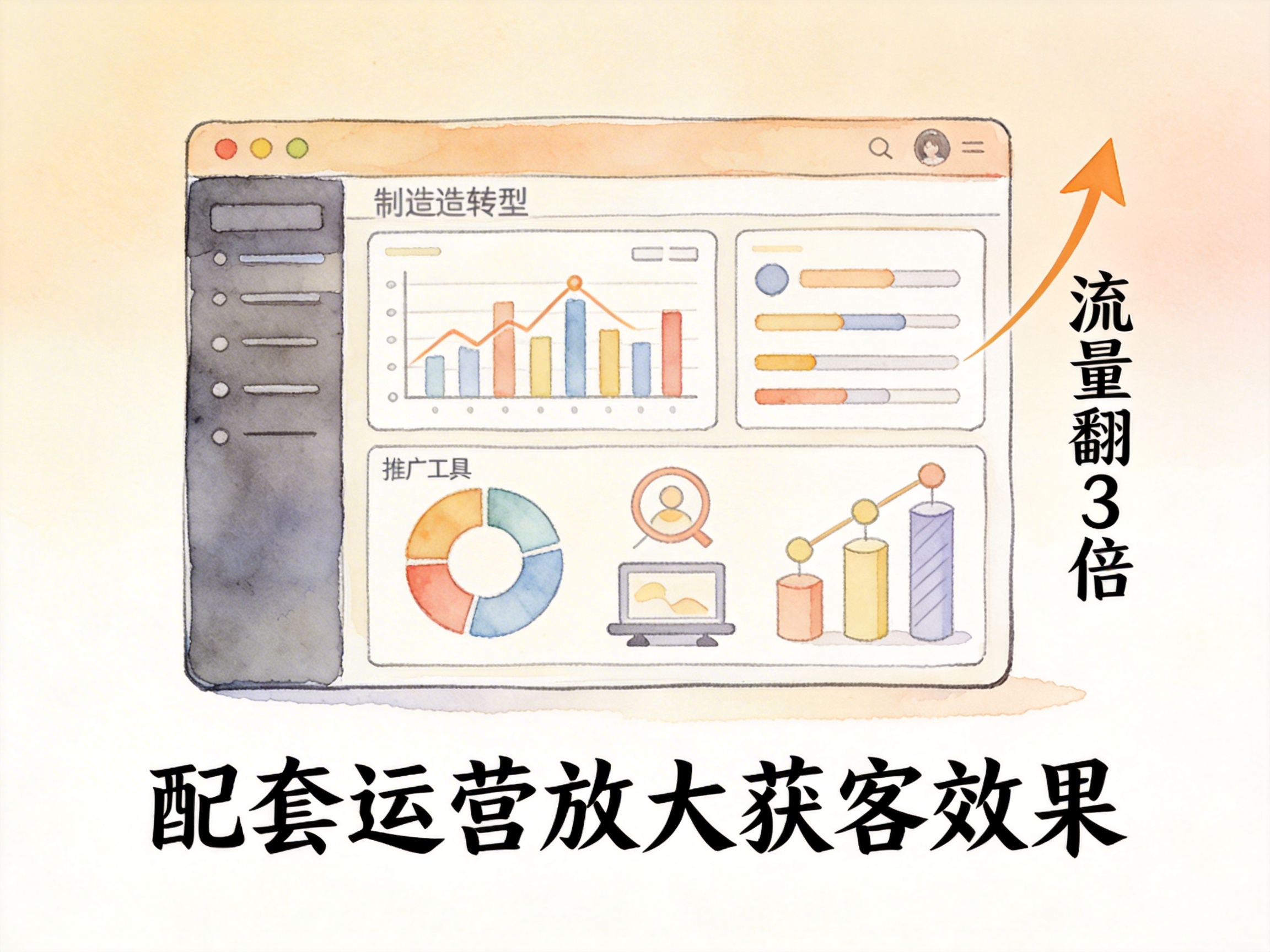 制造业转型网站建设实战：从获客难到流量翻3倍 - 配图3