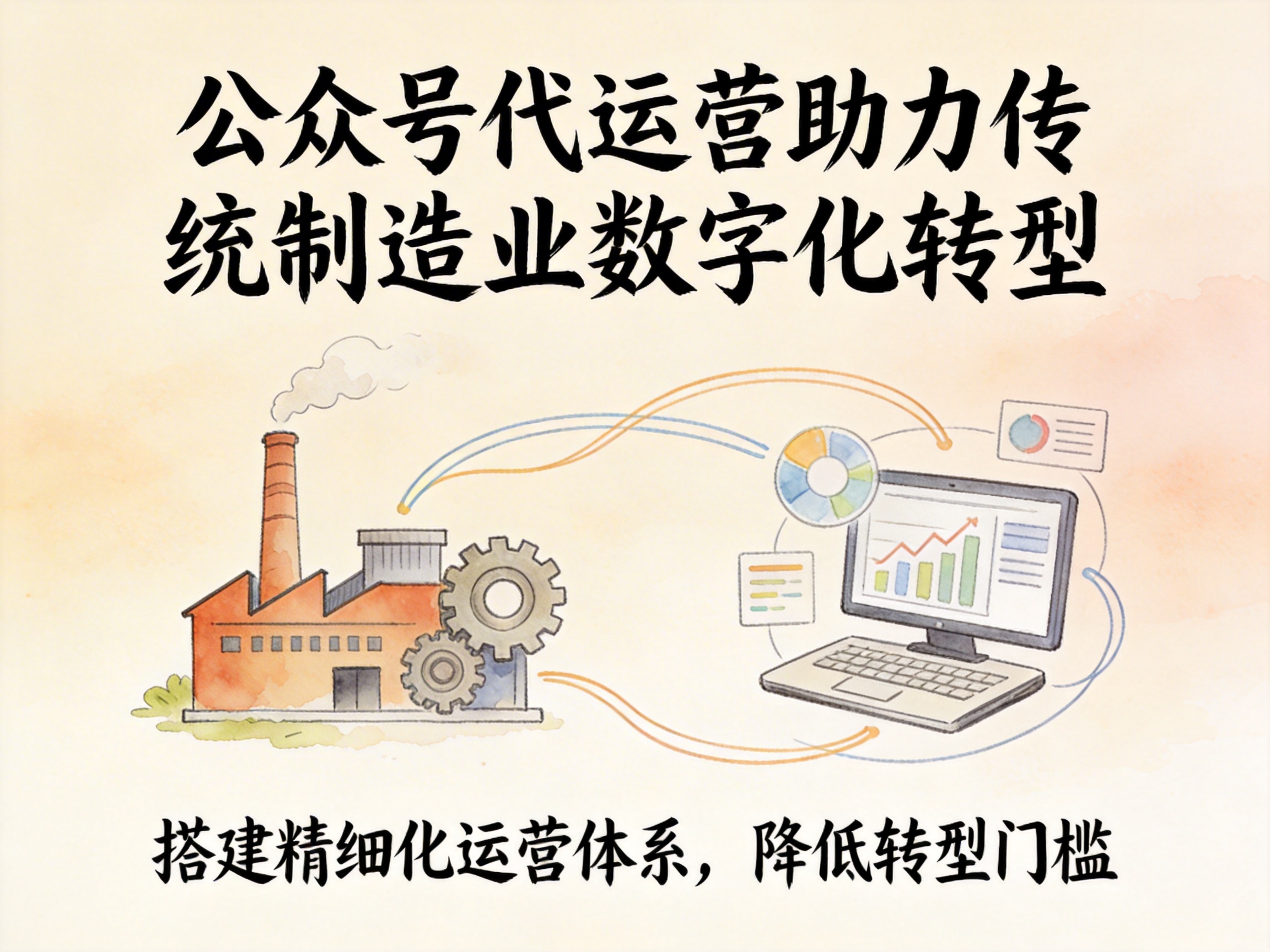 公众号代运营如何助力传统制造业数字化转型 - 配图1