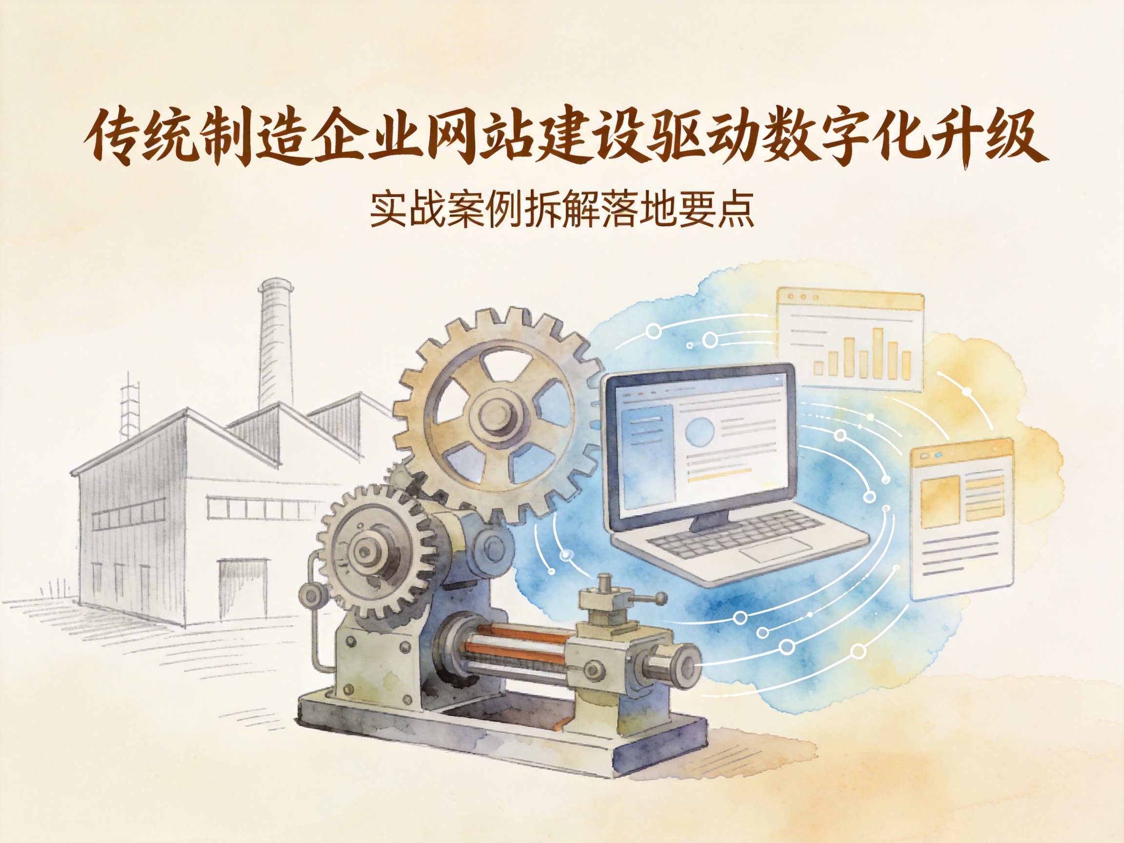 传统制造企业网站建设驱动数字化升级实战案例 - 配图4