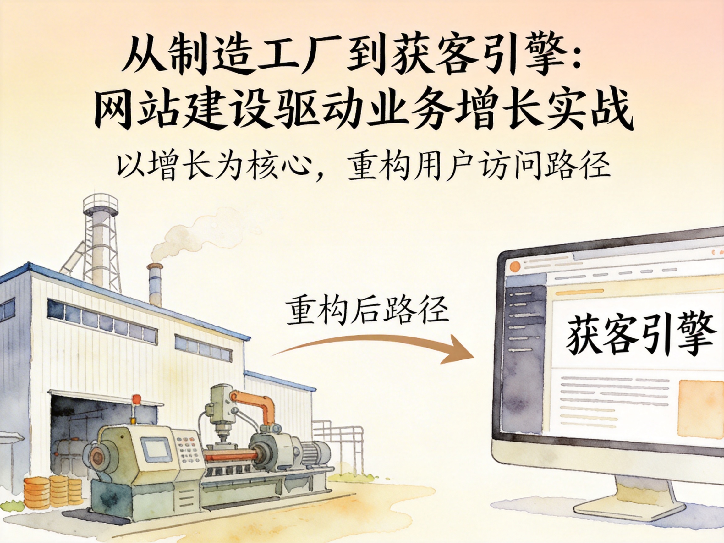 从制造工厂到获客引擎：网站建设驱动业务增长实战