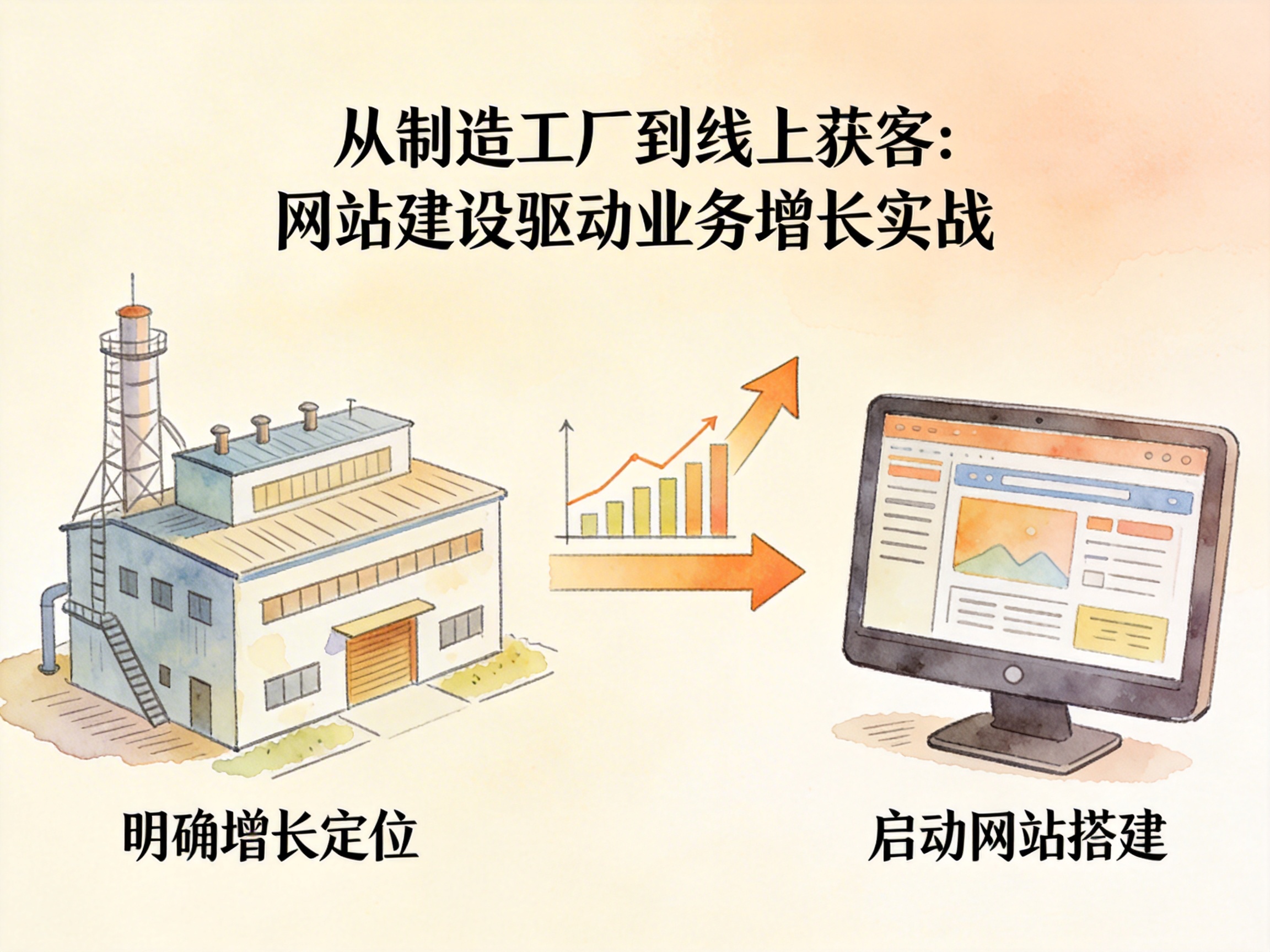 从制造工厂到线上获客：网站建设驱动业务增长实战 - 配图1