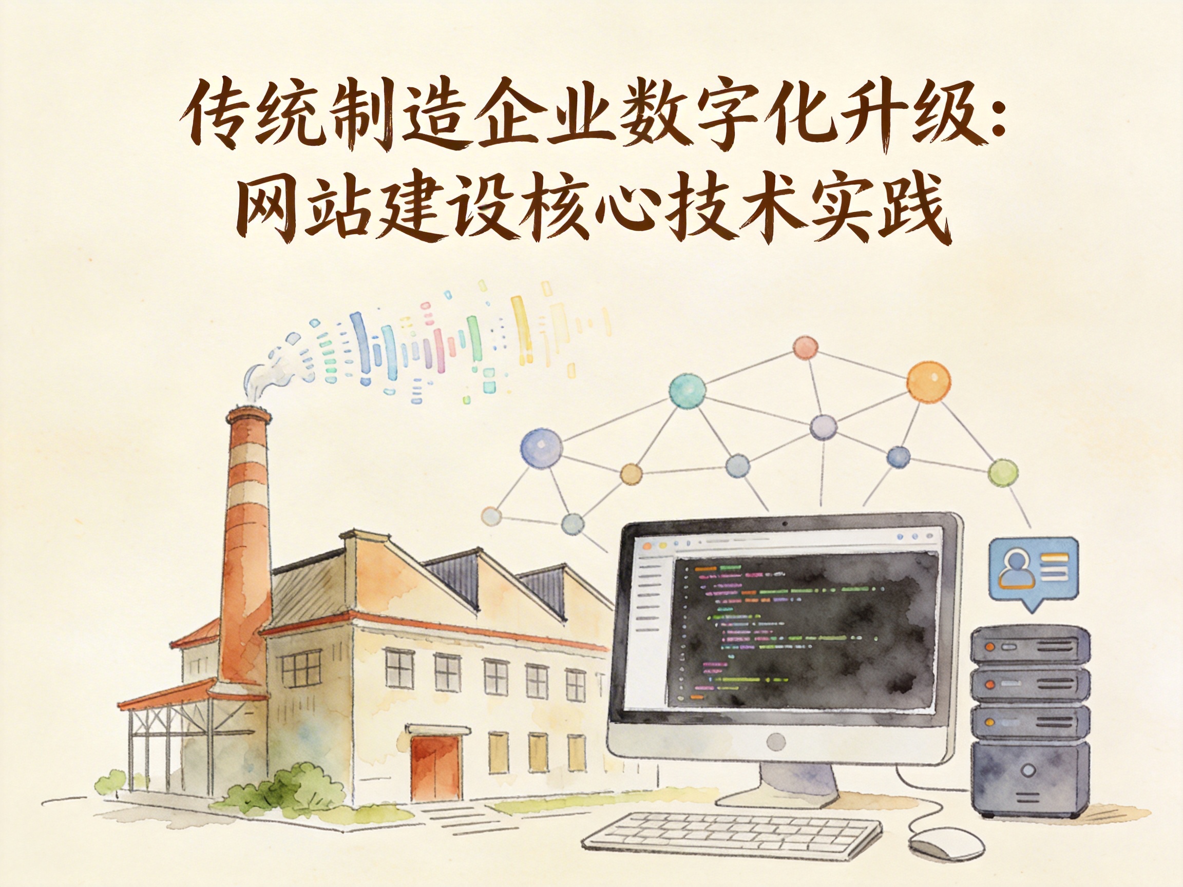 传统制造企业数字化升级：网站建设核心技术实践 - 配图4