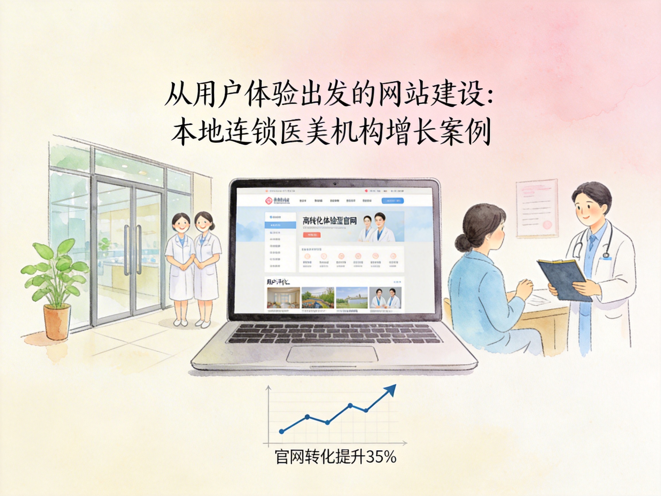 从用户体验出发的网站建设：本地连锁医美机构增长案例