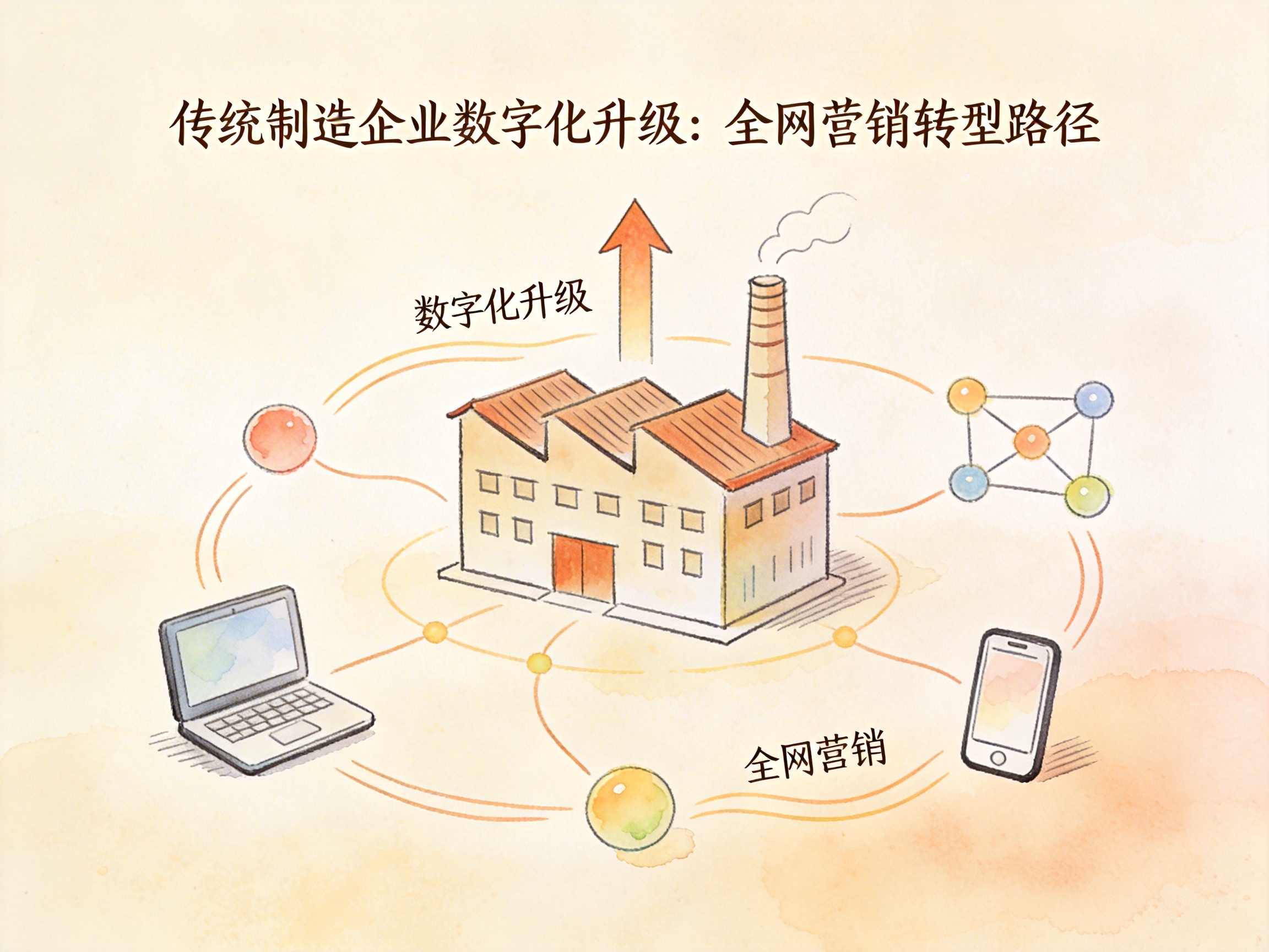 传统制造企业如何通过全网营销实现数字化升级