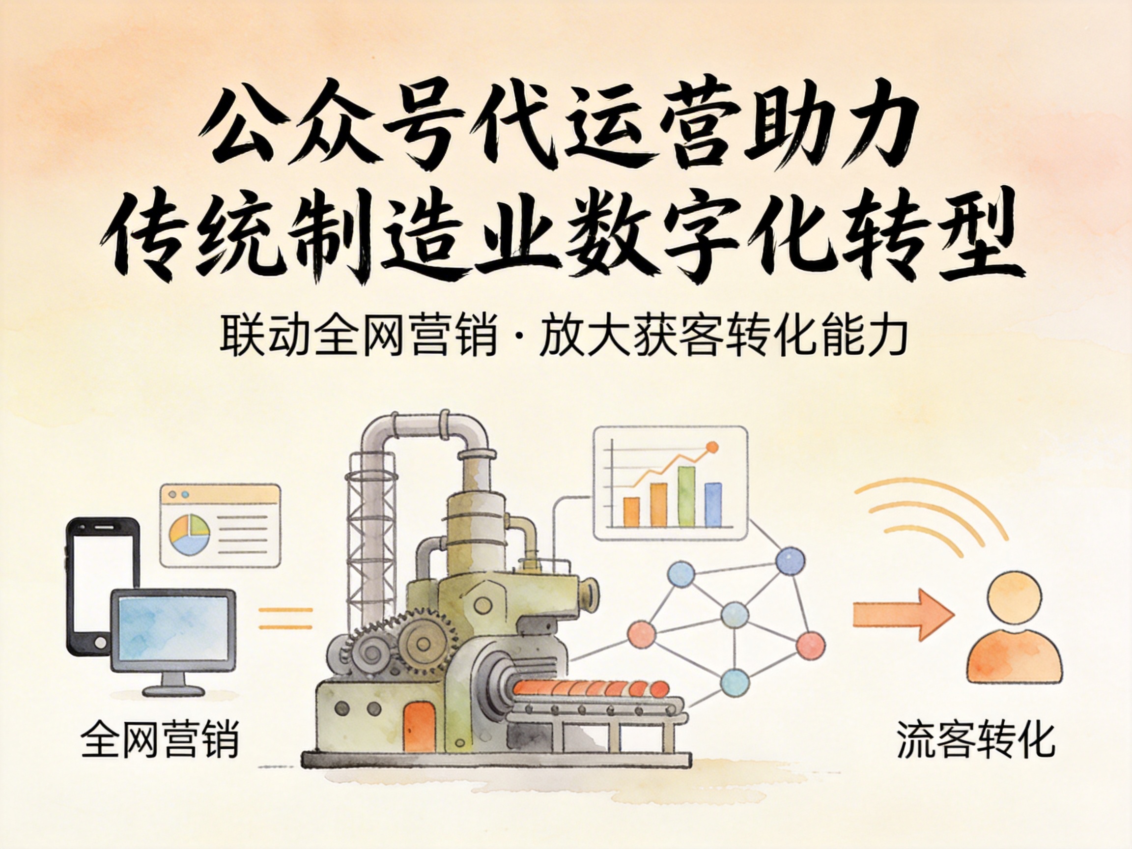 公众号代运营如何助力传统制造业数字化转型 - 配图2