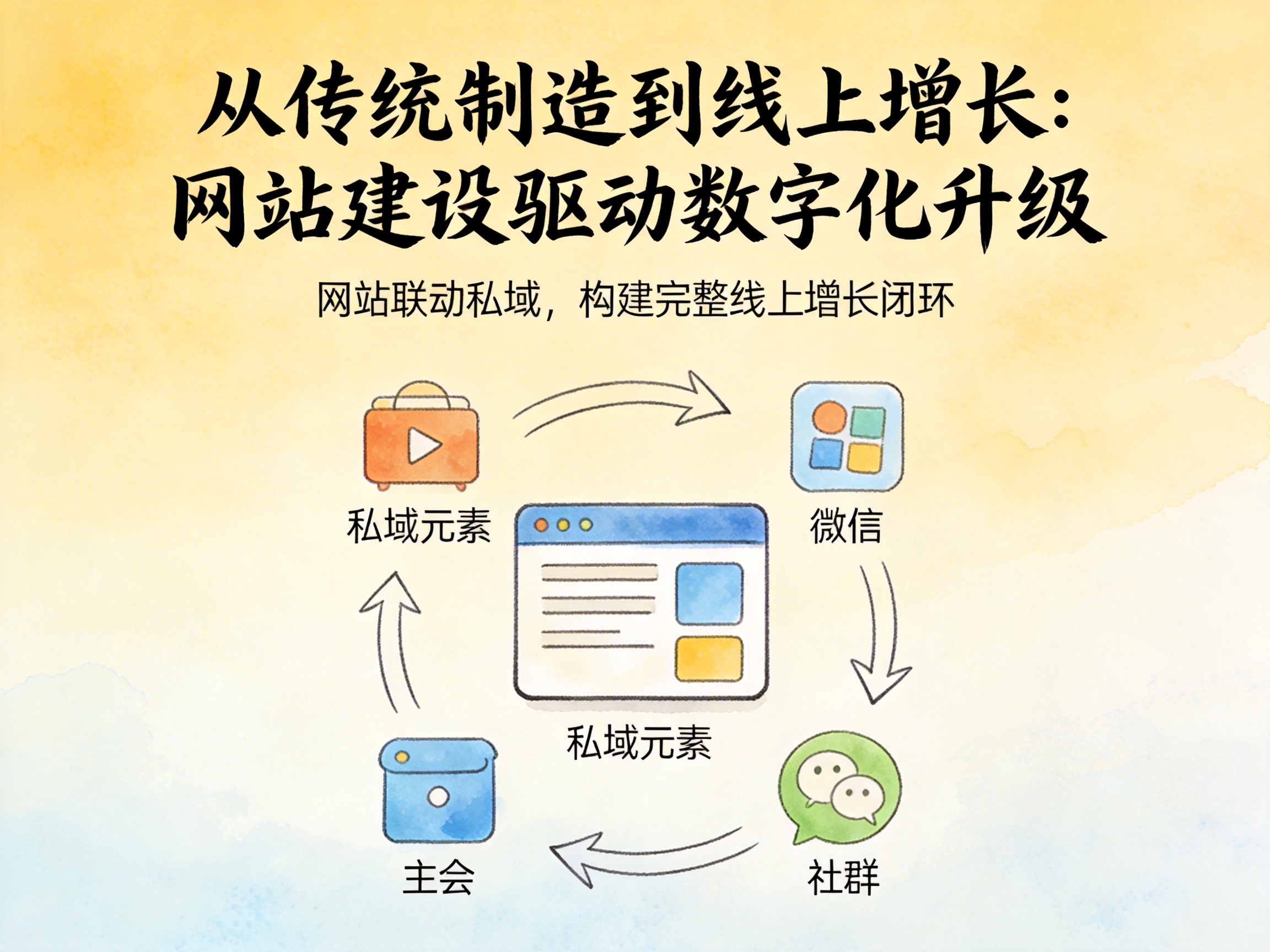 从传统制造到线上增长：网站建设驱动数字化升级