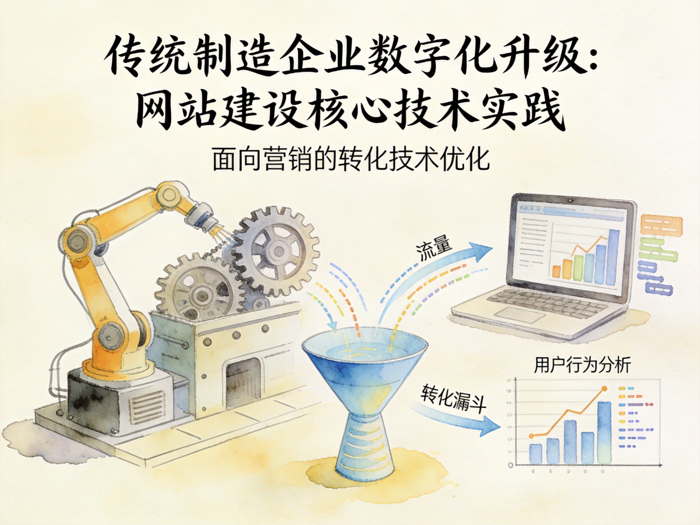 传统制造企业数字化升级：网站建设核心技术实践 - 配图2