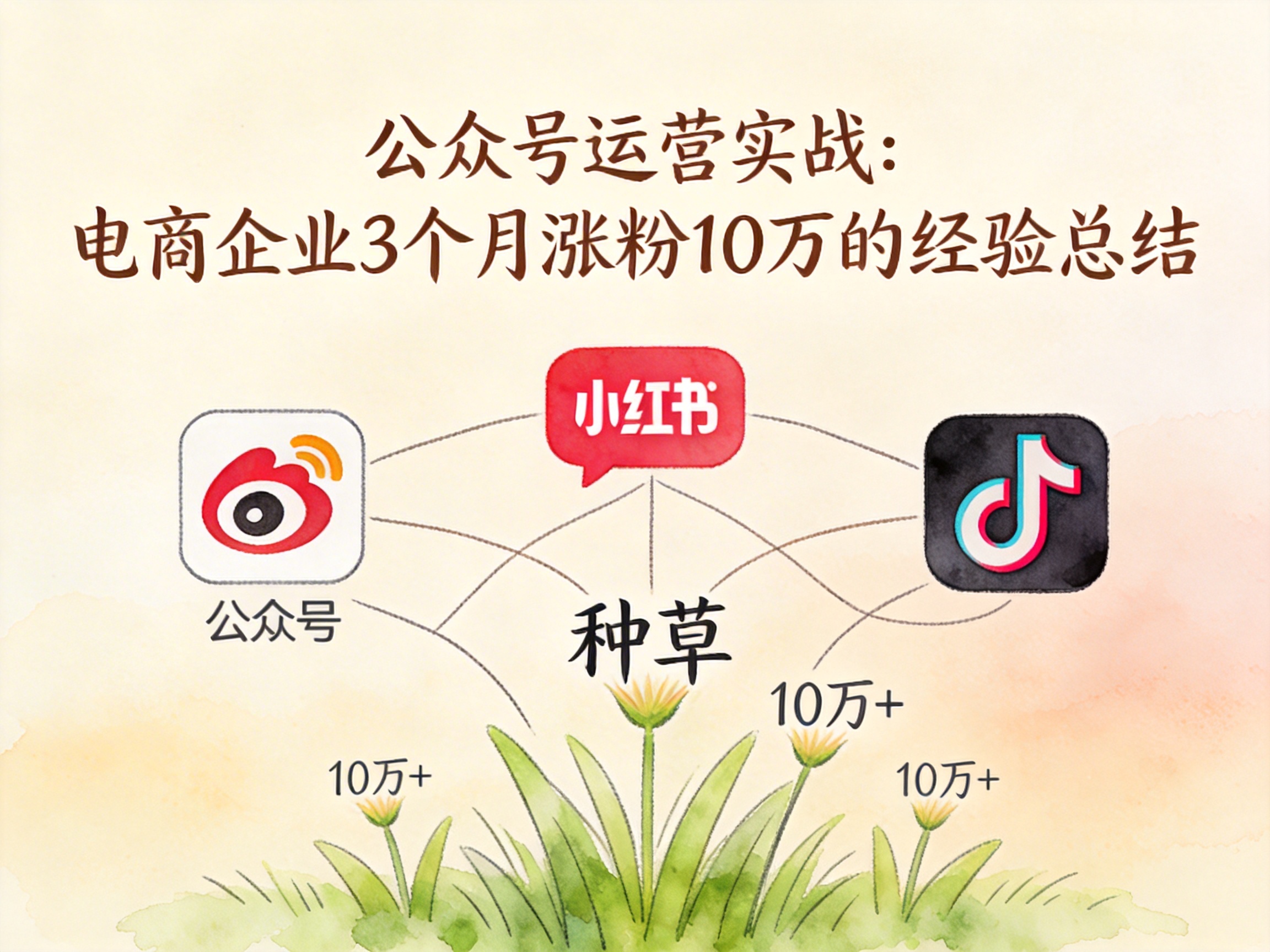 公众号运营实战：电商企业3个月涨粉10万的经验总结