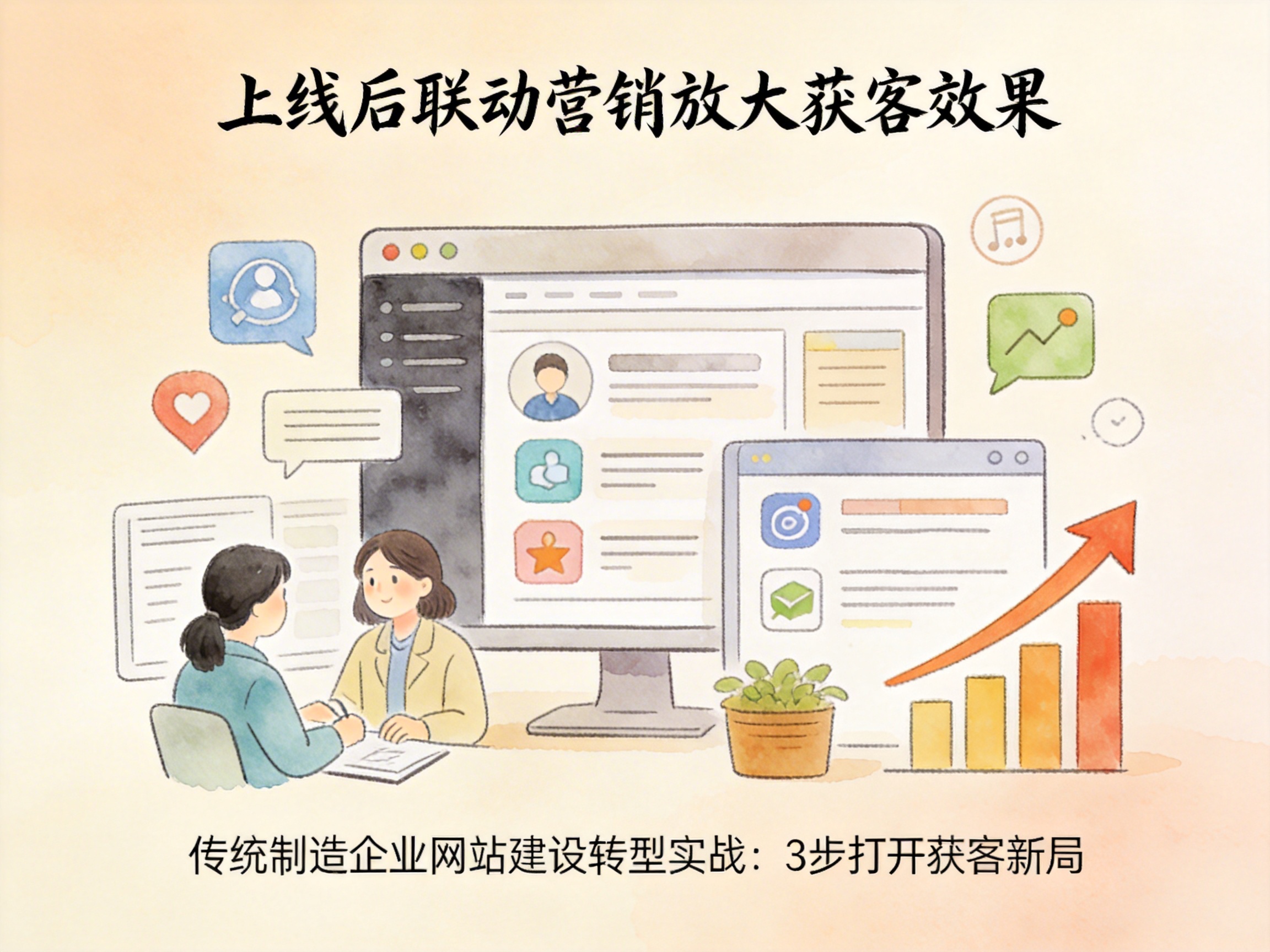 传统制造企业网站建设转型实战：3步打开获客新局