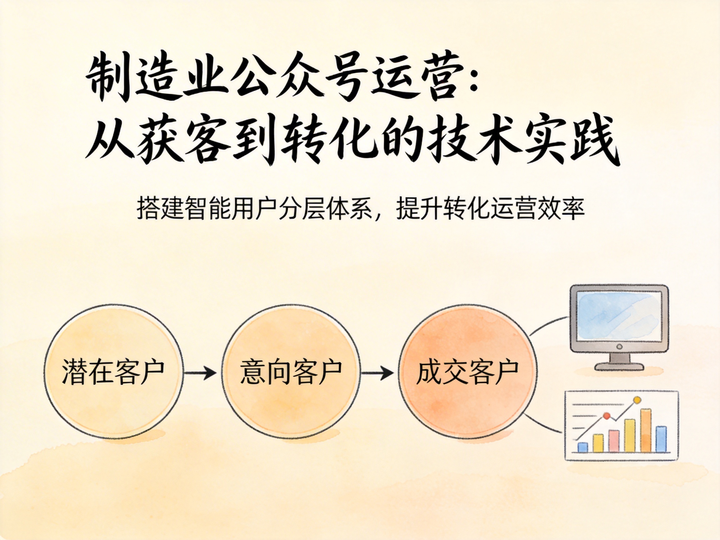 制造业公众号运营：从获客到转化的技术实践