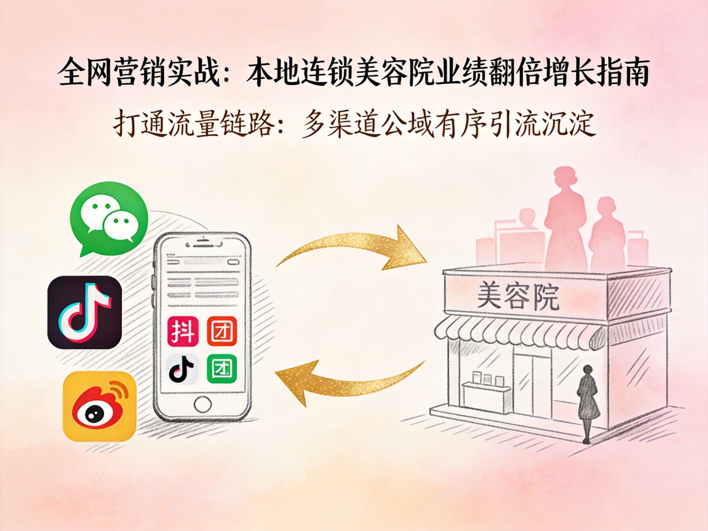 全网营销实战：本地连锁美容院业绩翻倍增长指南