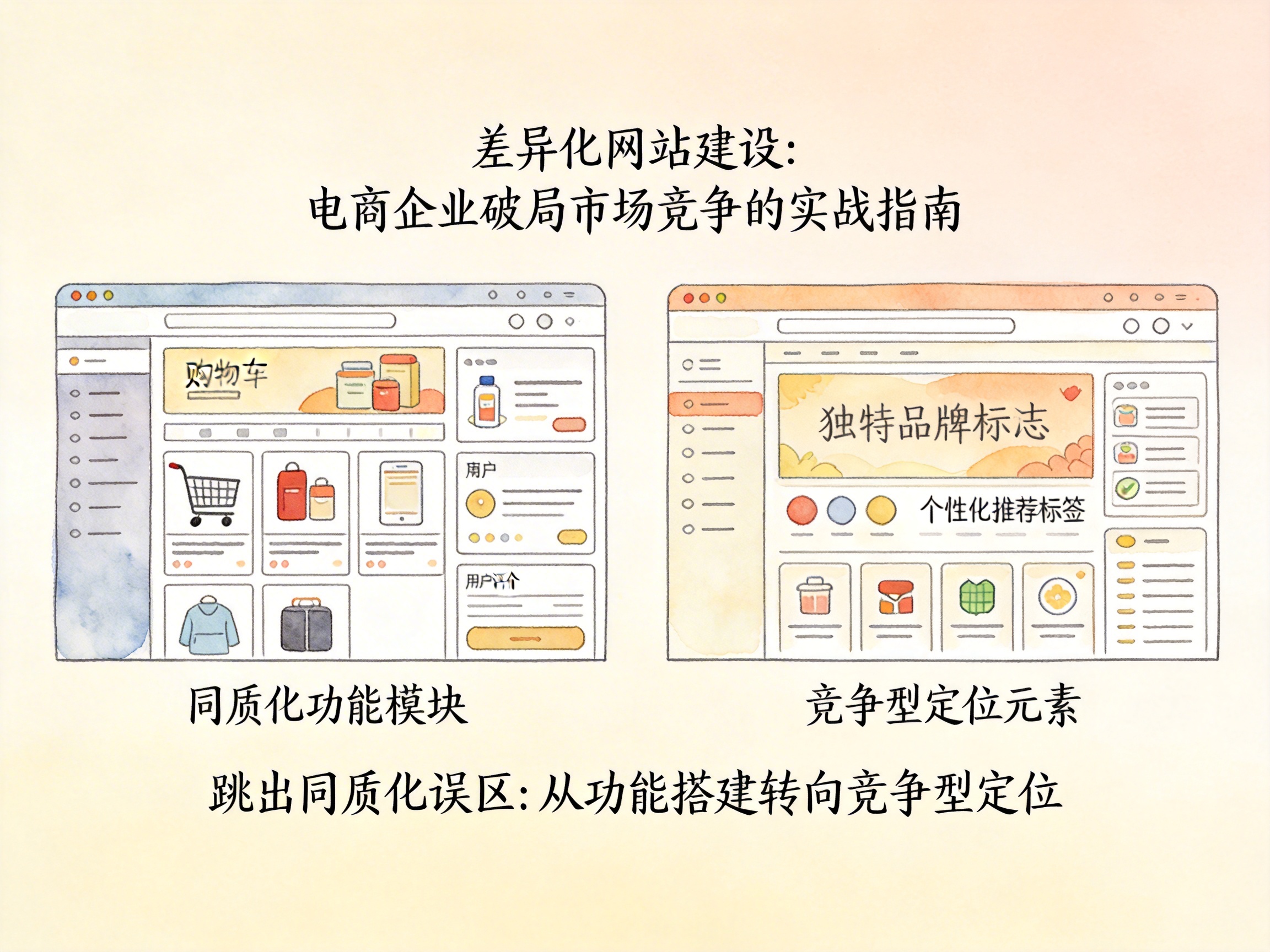 差异化网站建设：电商企业破局市场竞争的实战指南