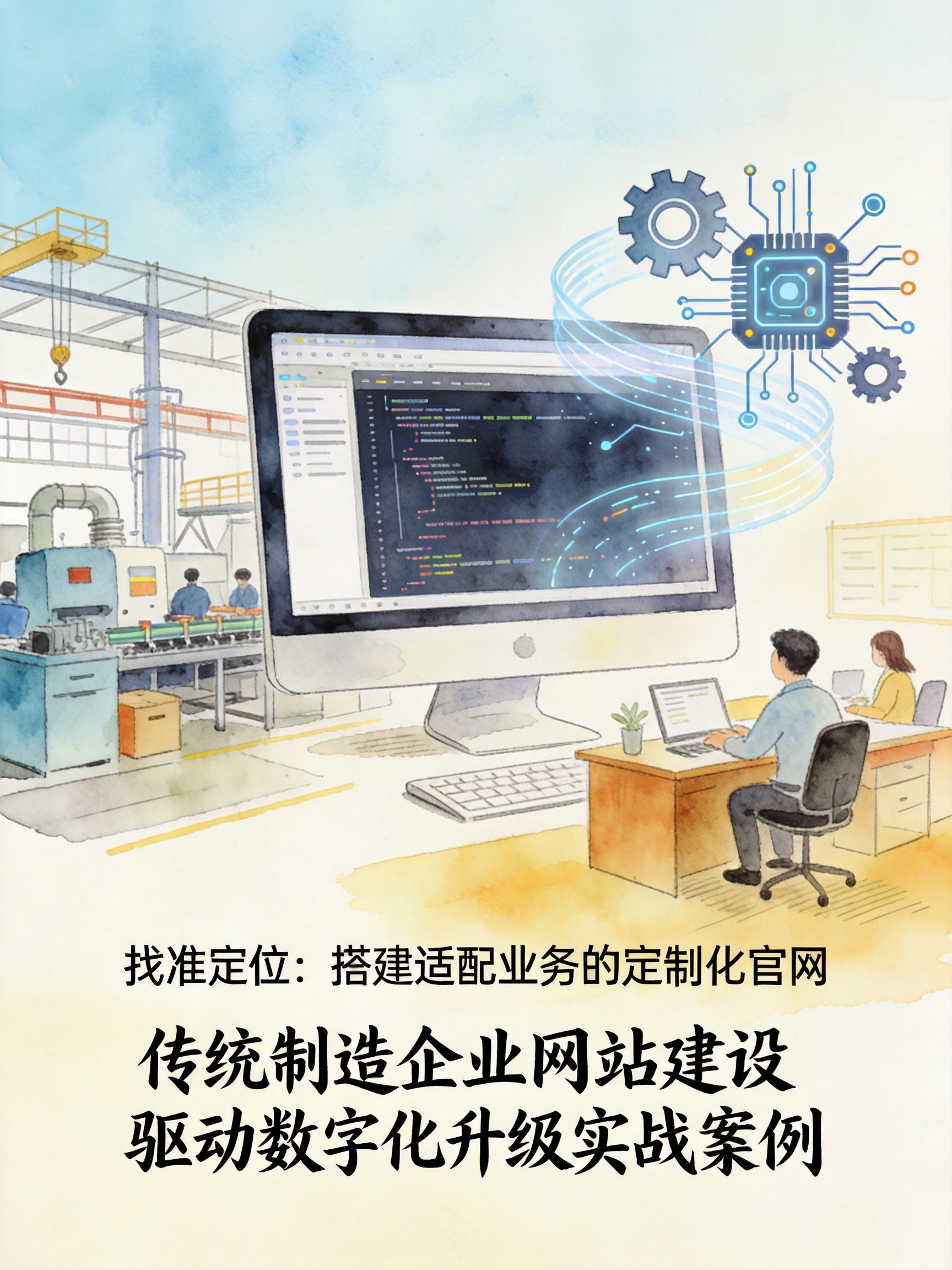 传统制造企业网站建设驱动数字化升级实战案例 - 配图1