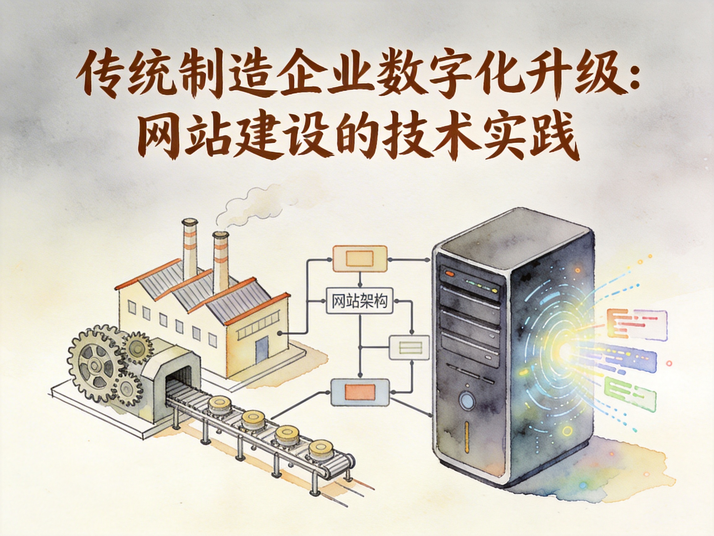 传统制造企业数字化升级：网站建设的技术实践 - 配图1