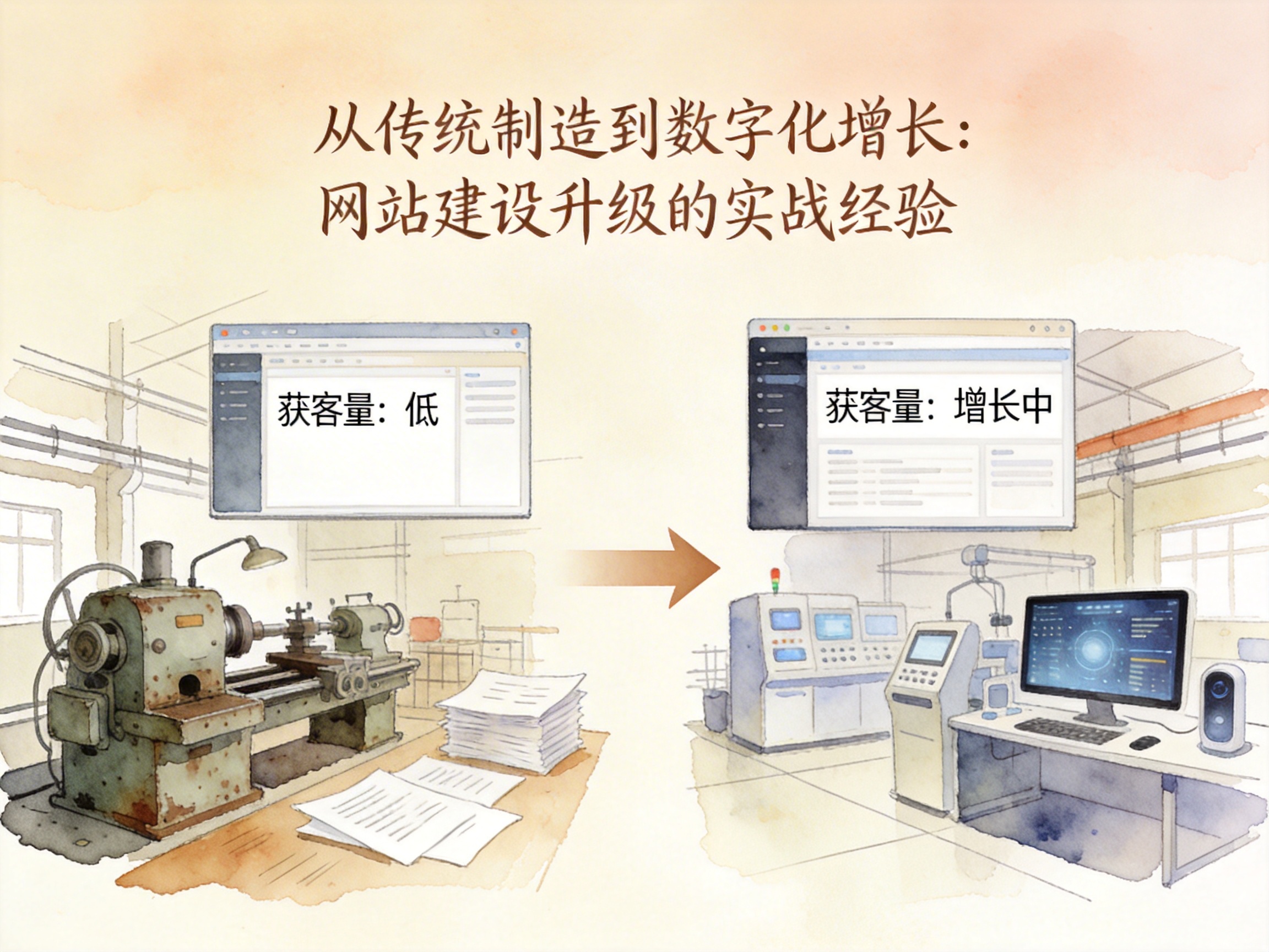 从传统制造到数字化增长：网站建设升级的实战经验 - 配图4
