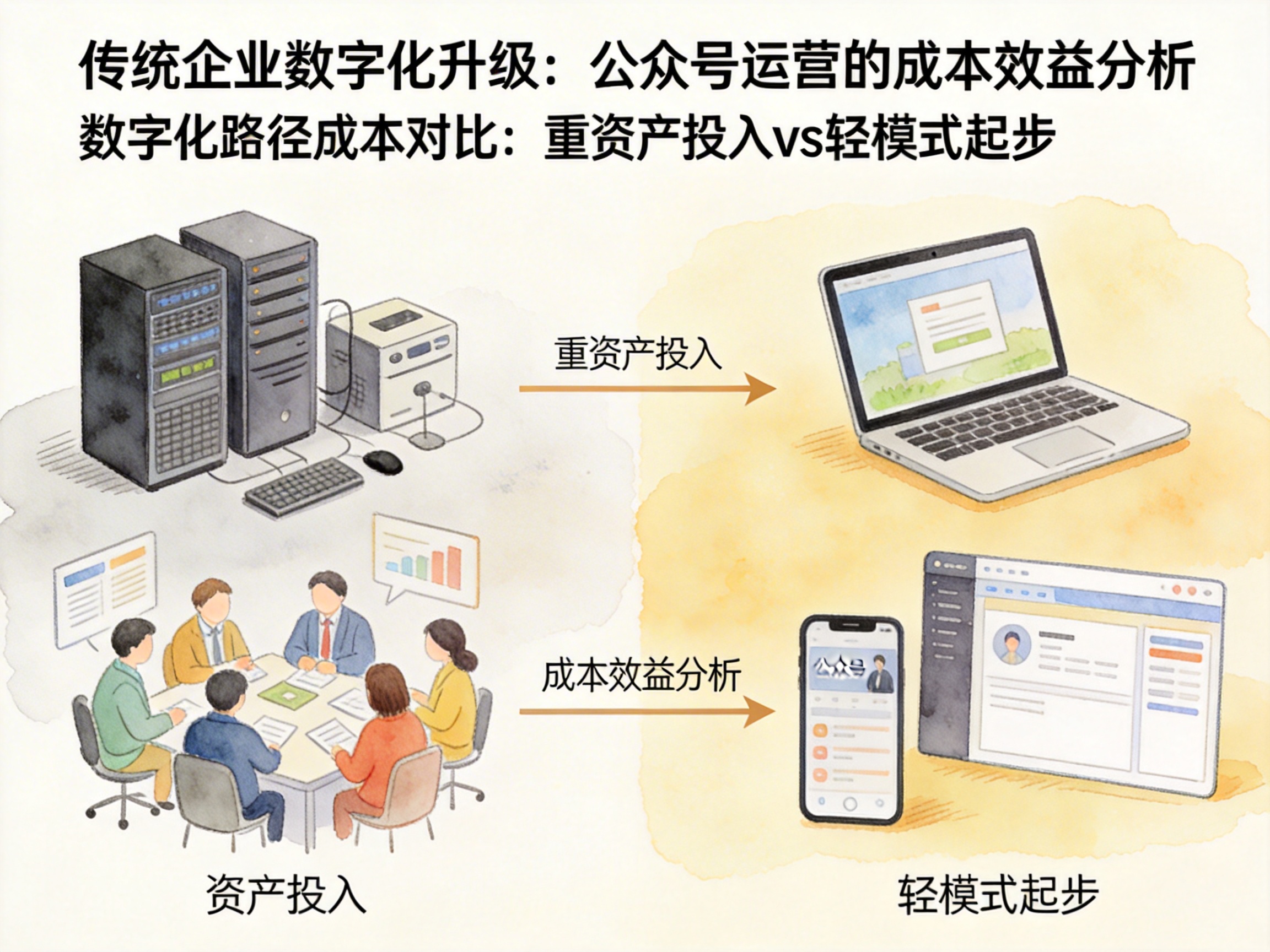 传统企业数字化升级：公众号运营的成本效益分析 - 配图1