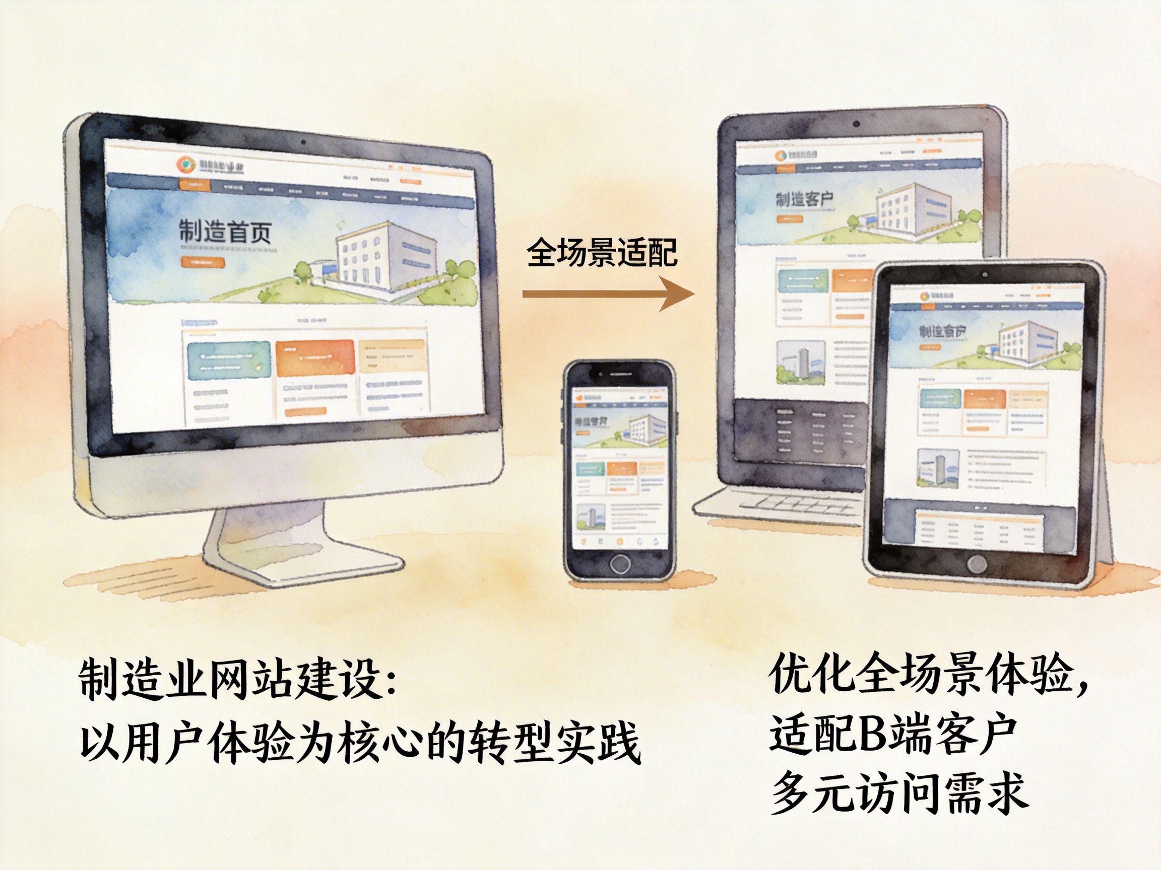 制造业网站建设：以用户体验为核心的转型实践 - 配图2