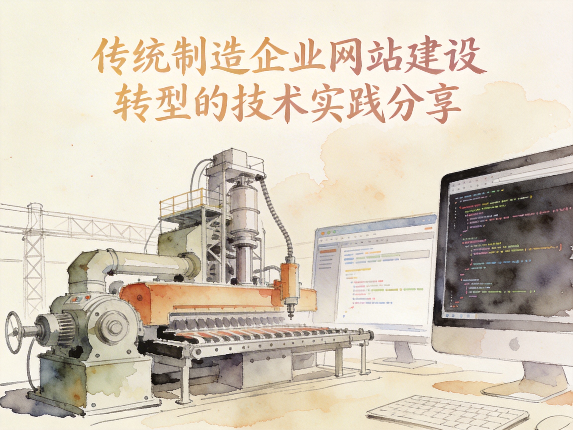 传统制造企业网站建设转型的技术实践分享 - 配图4