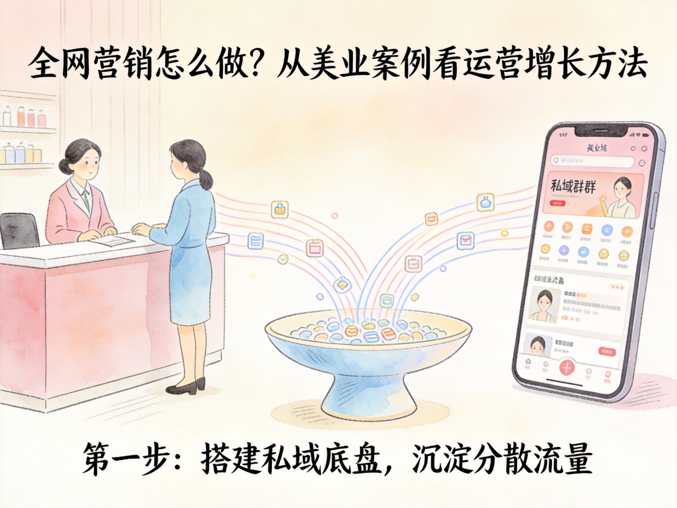 全网营销怎么做？从美业案例看运营增长方法 - 配图1