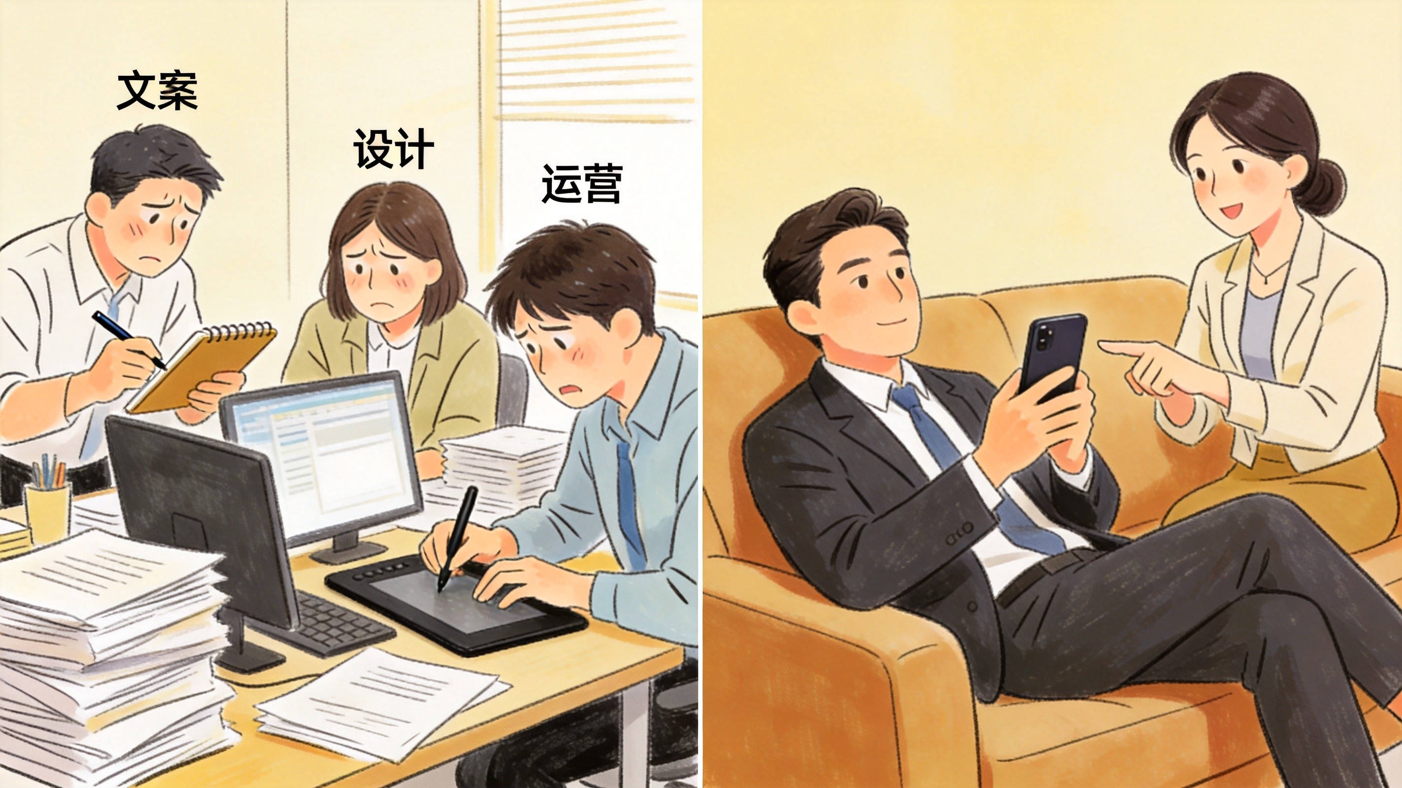 企业公众号运营对比