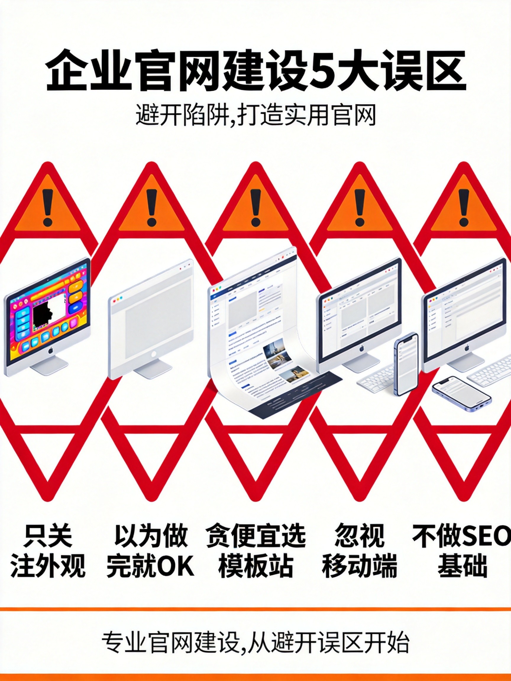 企业官网建设的5个常见误区，第3个最致命