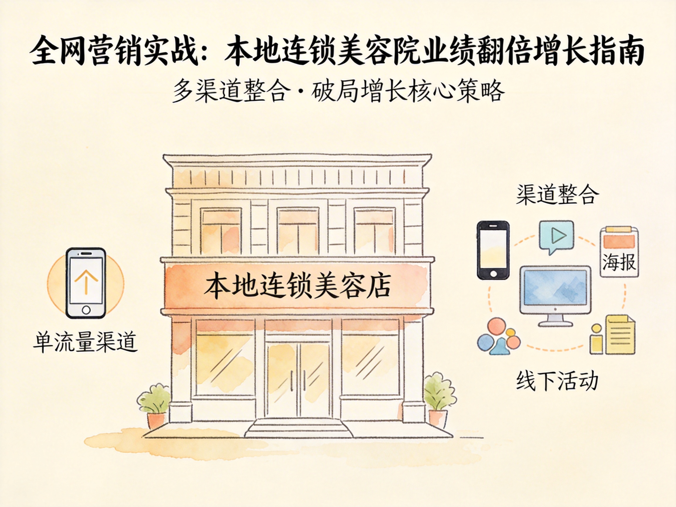 全网营销实战：本地连锁美容院业绩翻倍增长指南