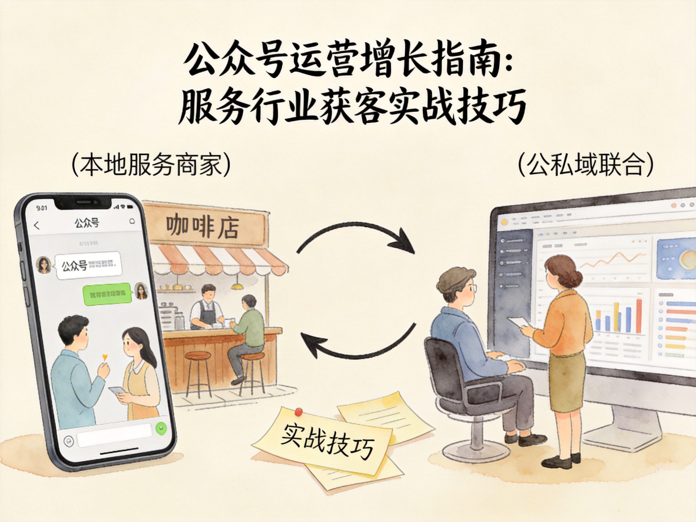 公众号运营增长指南：服务行业获客实战技巧