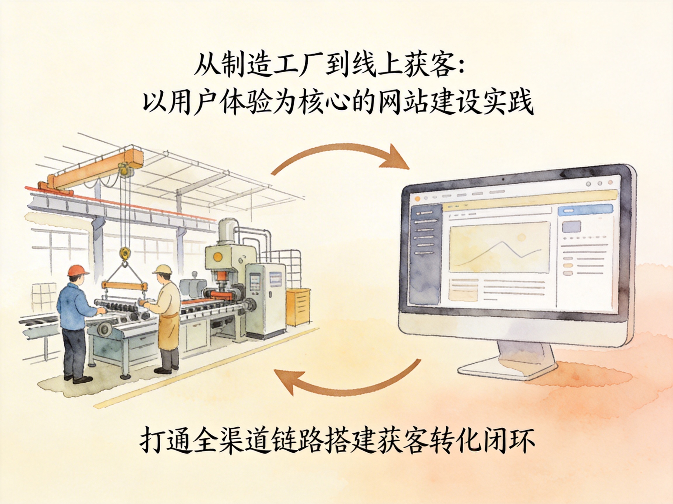从制造工厂到线上获客：以用户体验为核心的网站建设实践