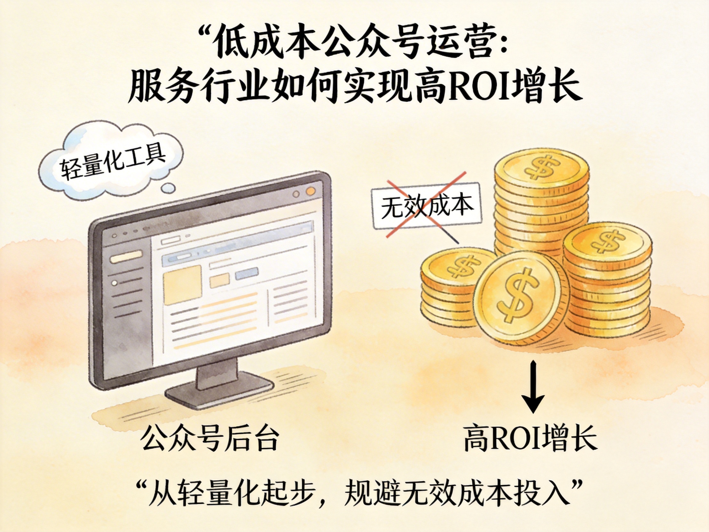 低成本公众号运营：服务行业如何实现高ROI增长