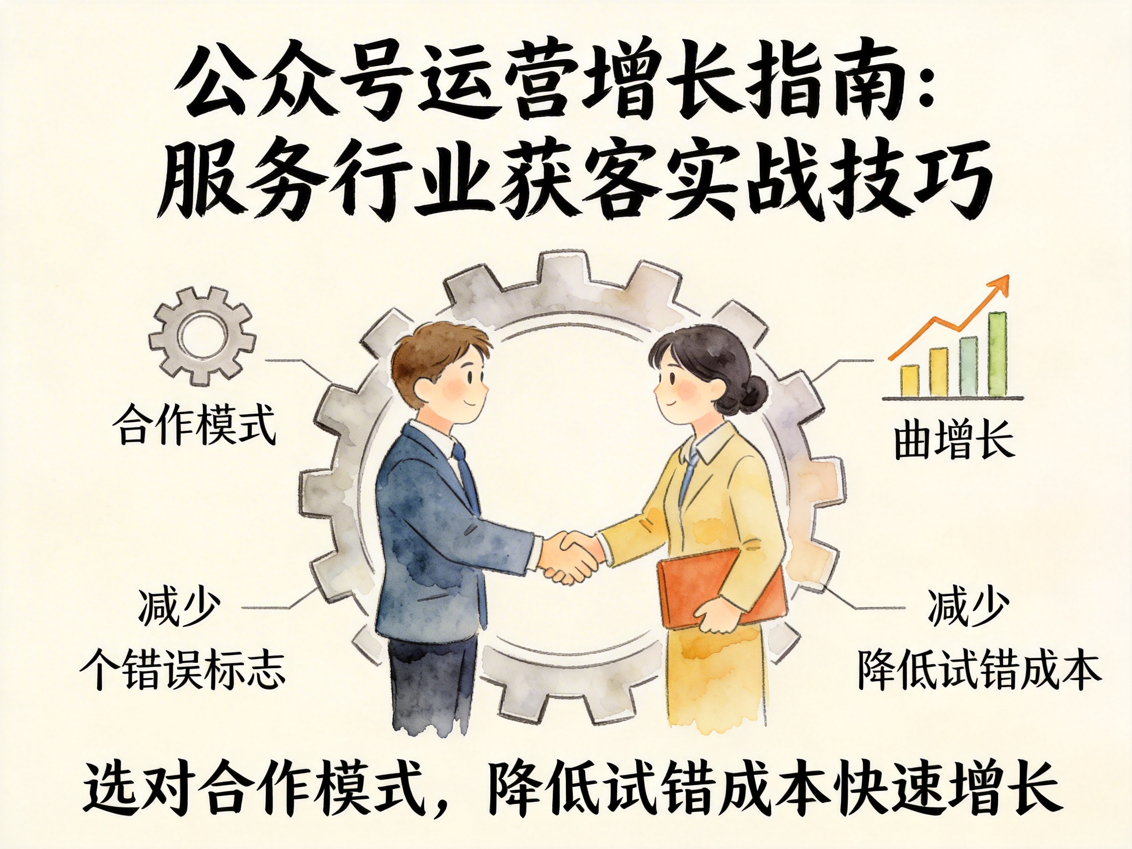 公众号运营增长指南：服务行业获客实战技巧