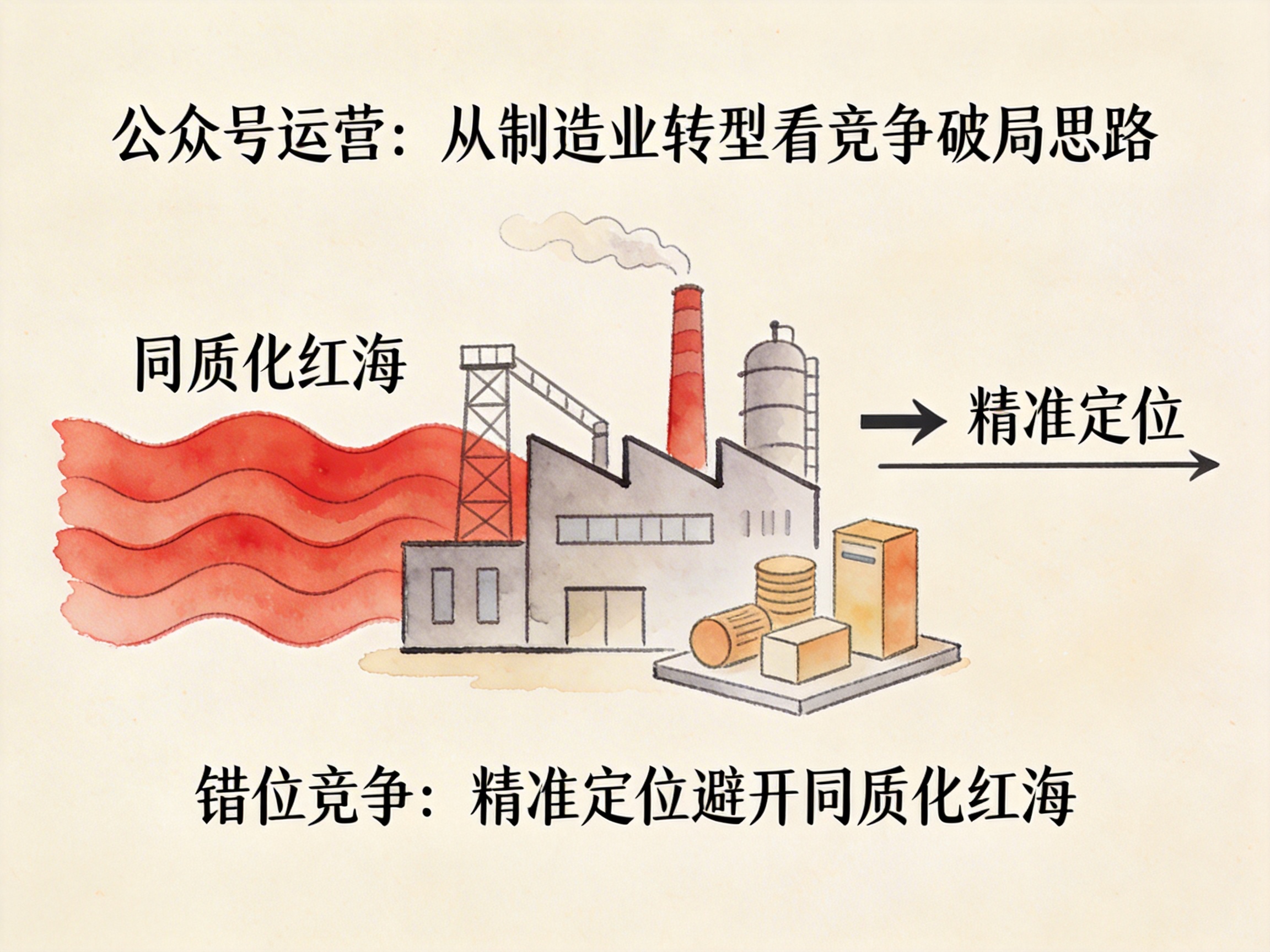 公众号运营：从制造业转型看竞争破局思路