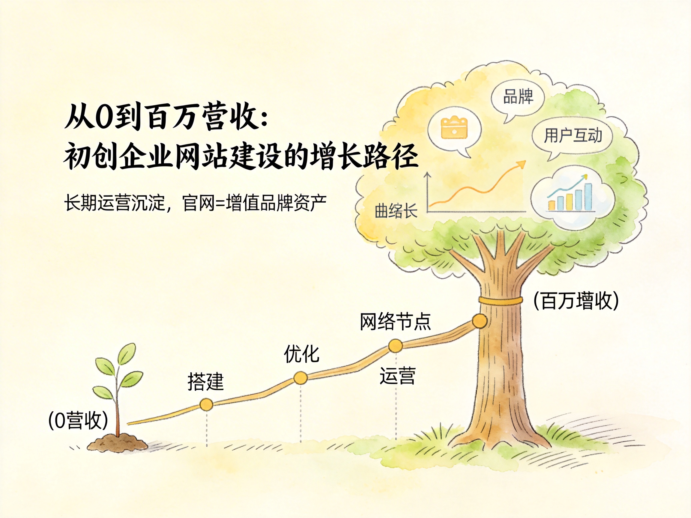 从0到百万营收：初创企业网站建设的增长路径 - 配图3