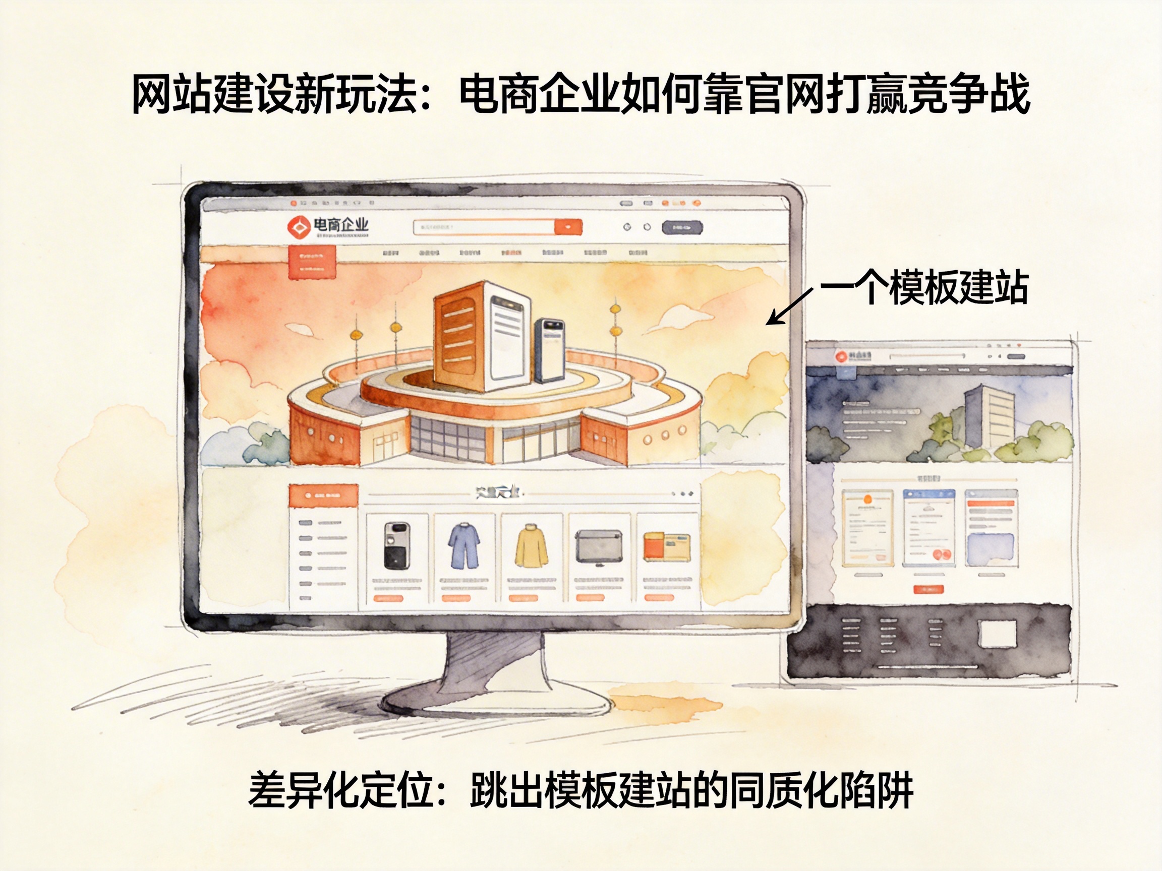 网站建设新玩法：电商企业如何靠官网打赢竞争战 - 配图1