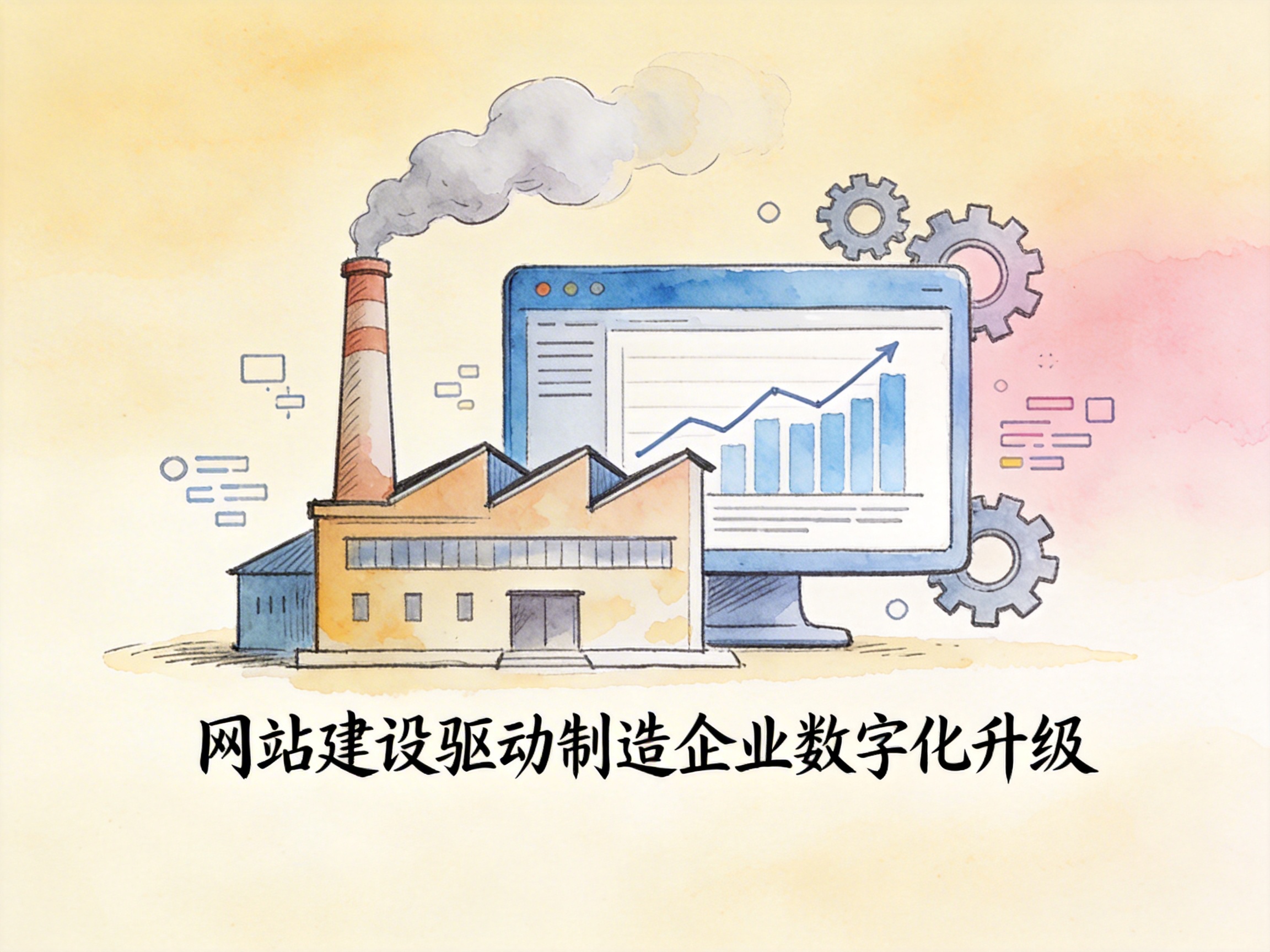 从传统制造到线上增长：网站建设驱动数字化升级