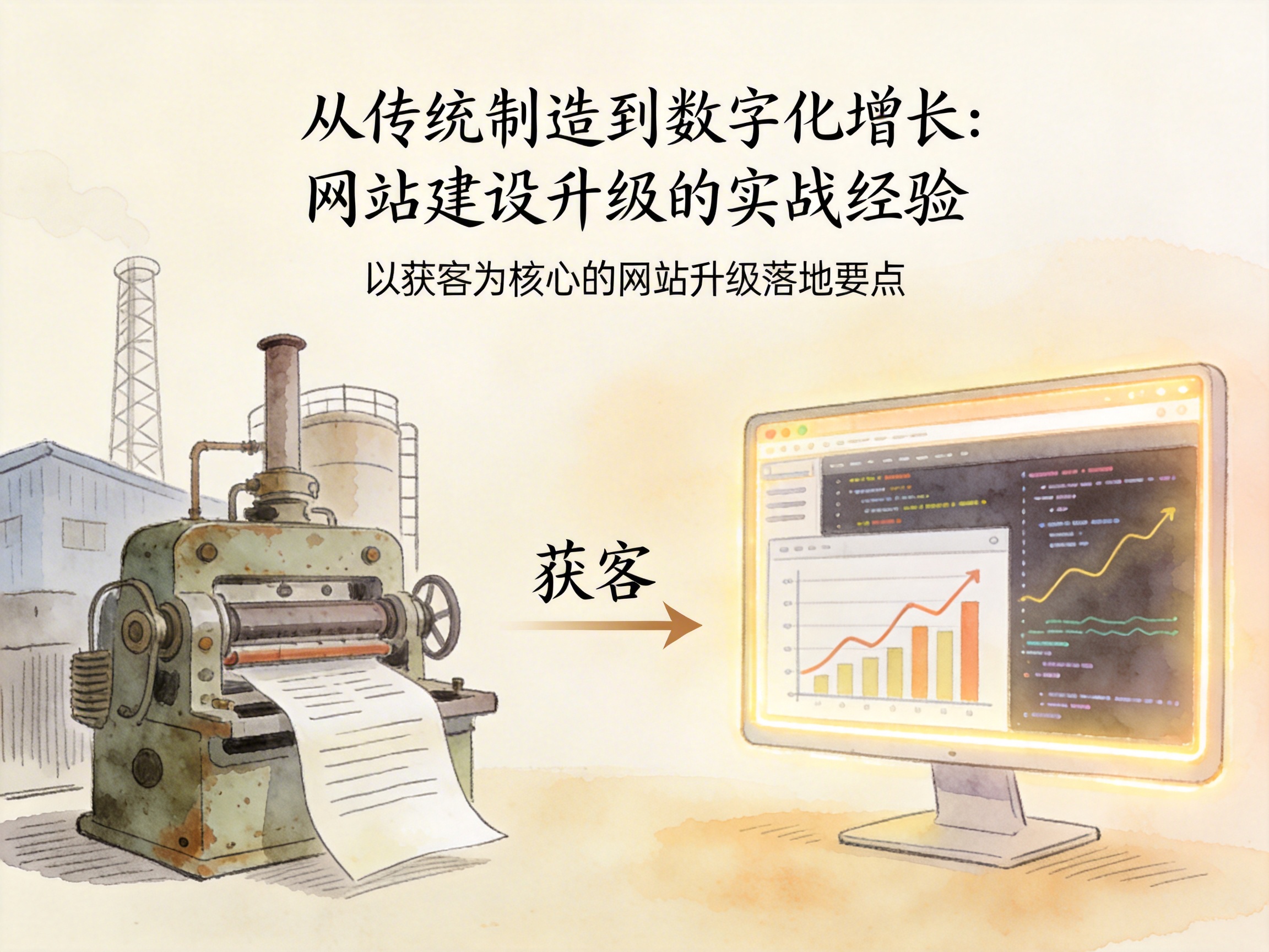 从传统制造到数字化增长：网站建设升级的实战经验 - 配图2