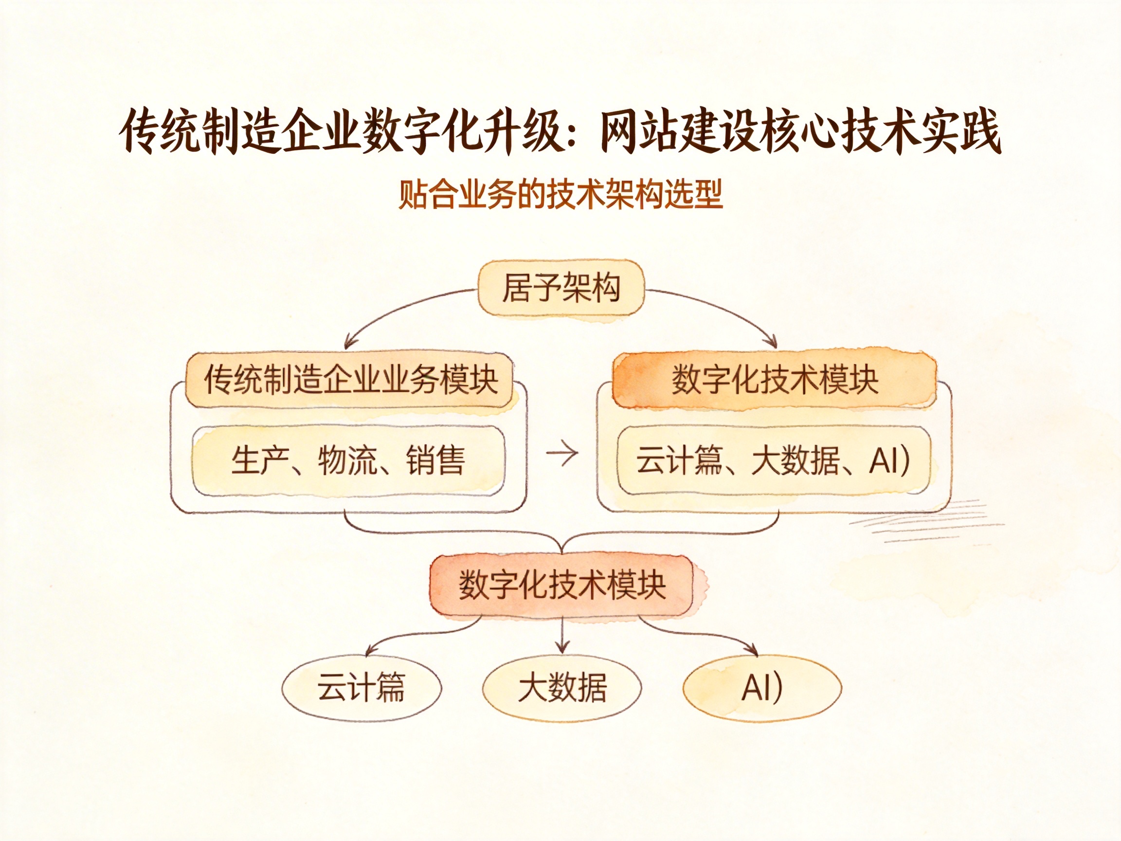 传统制造企业数字化升级：网站建设核心技术实践 - 配图1
