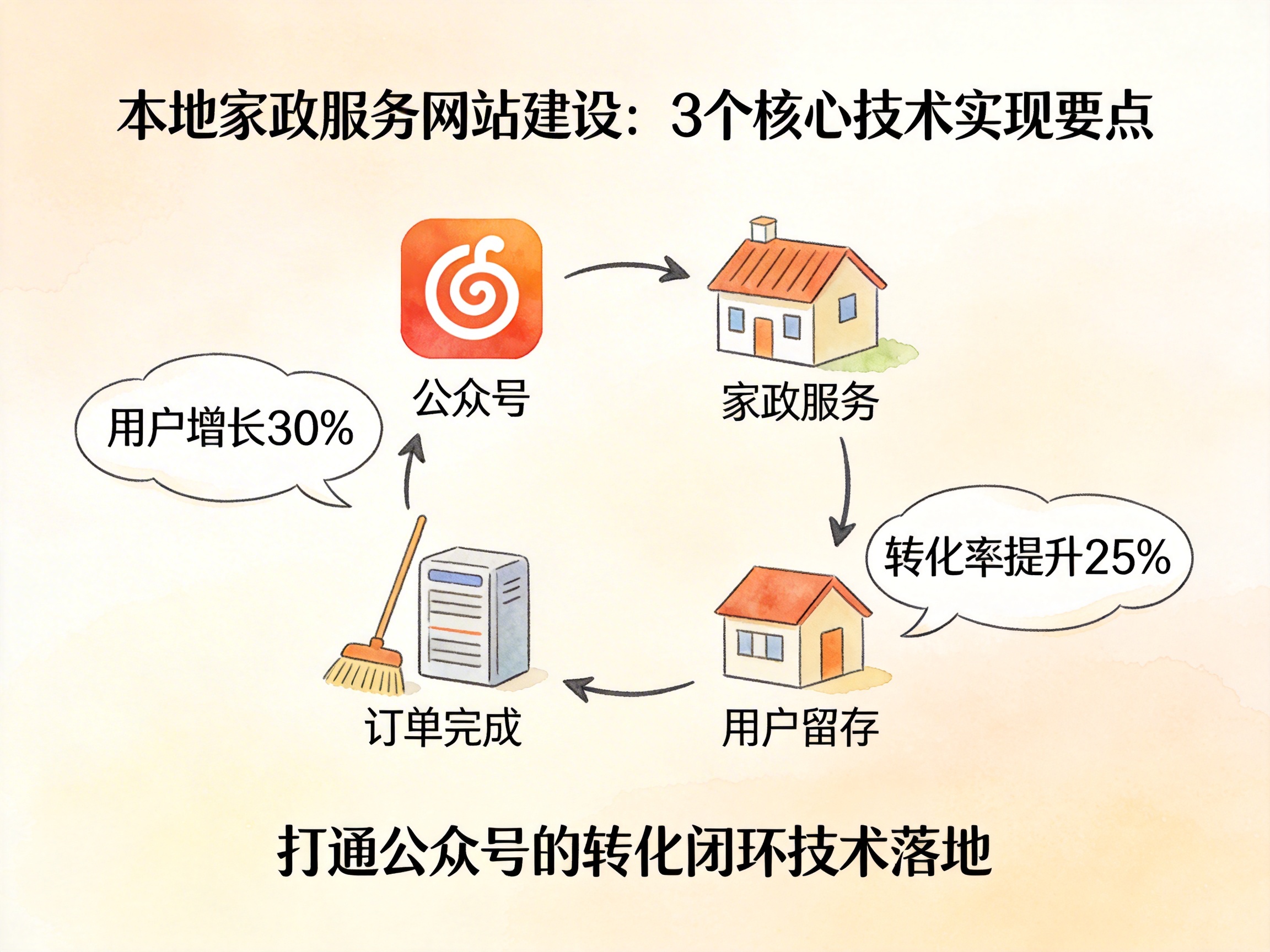 本地家政服务网站建设：3个核心技术实现要点