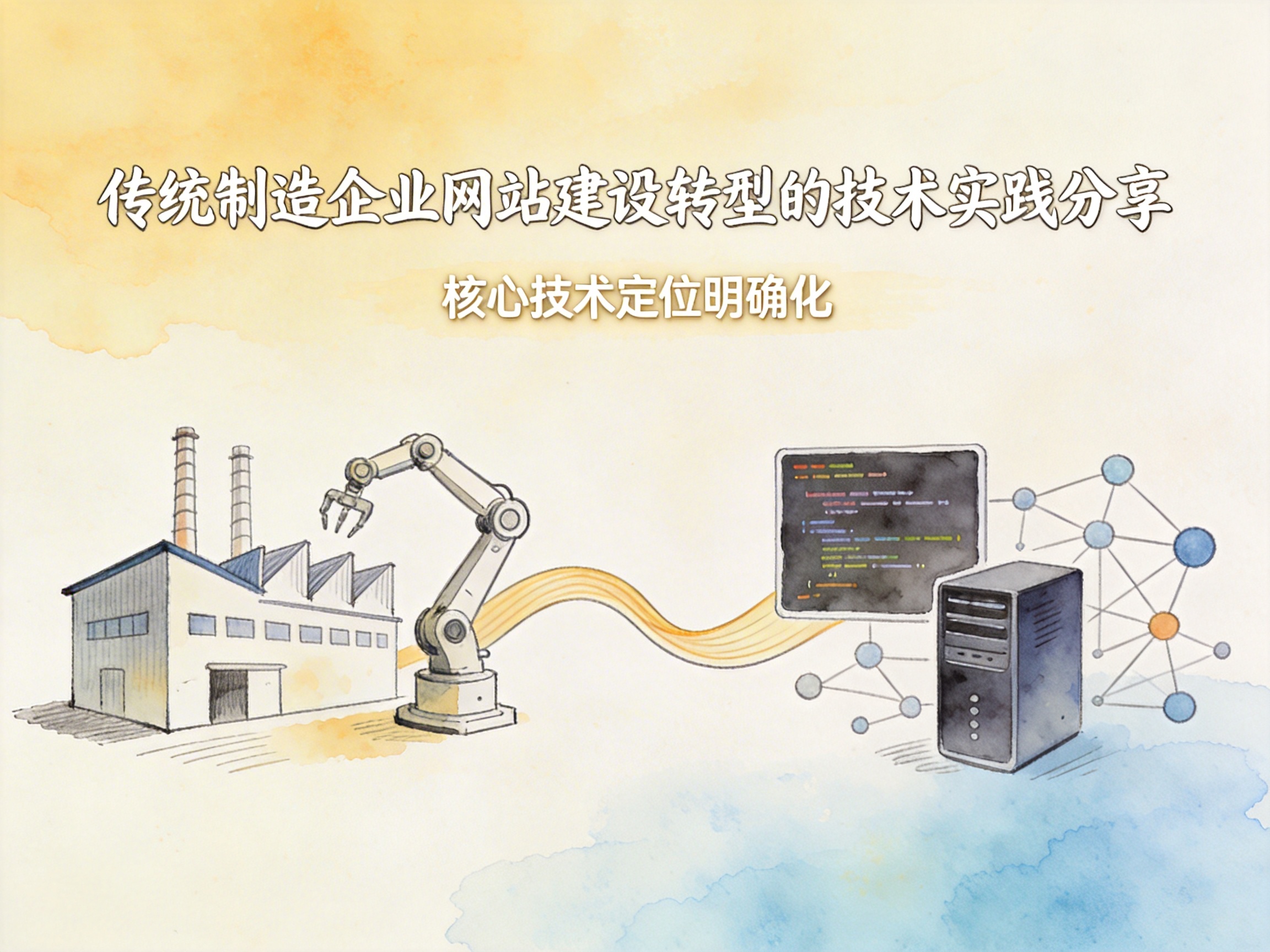 传统制造企业网站建设转型的技术实践分享 - 配图1