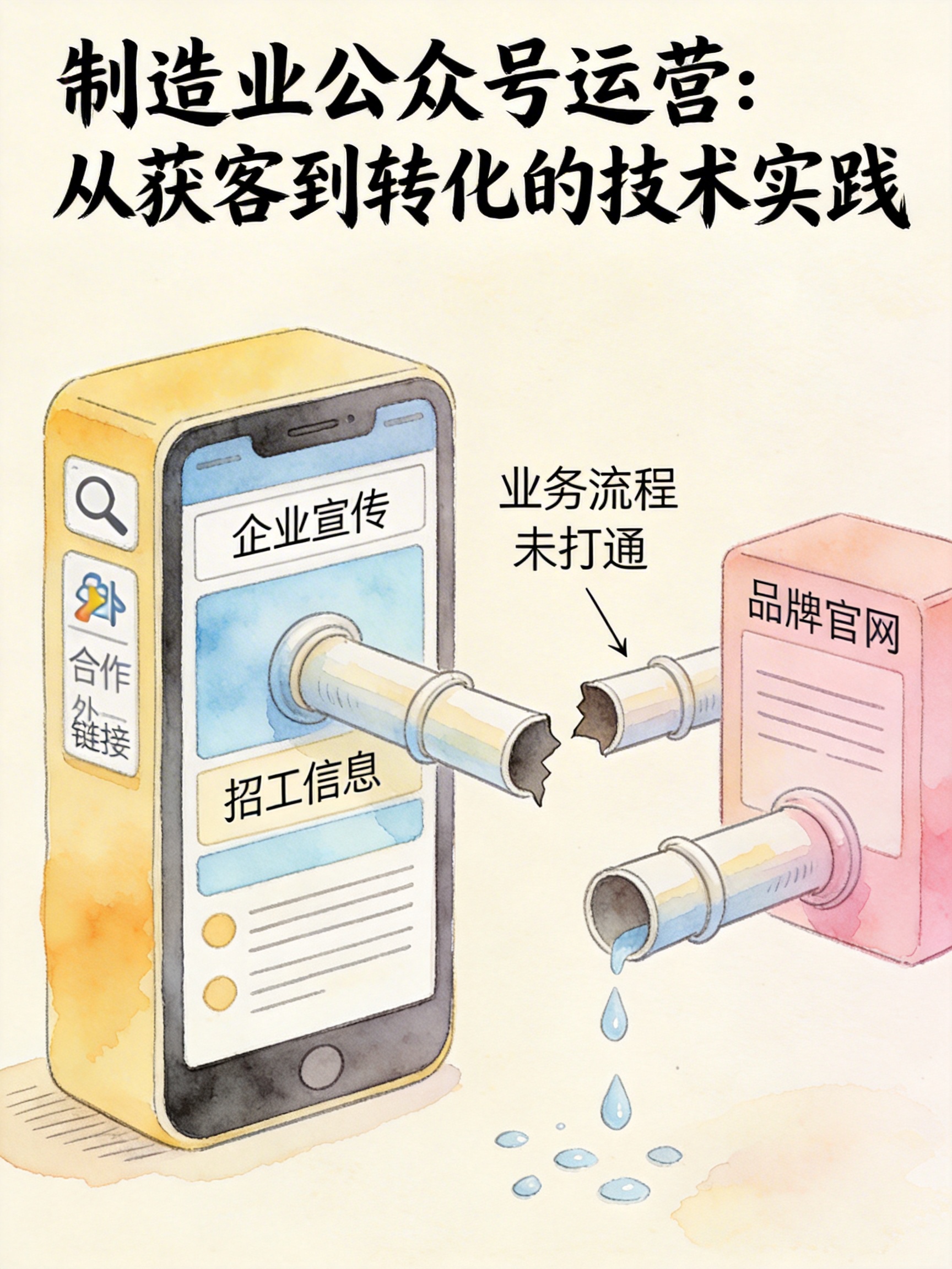 制造业公众号运营：从获客到转化的技术实践