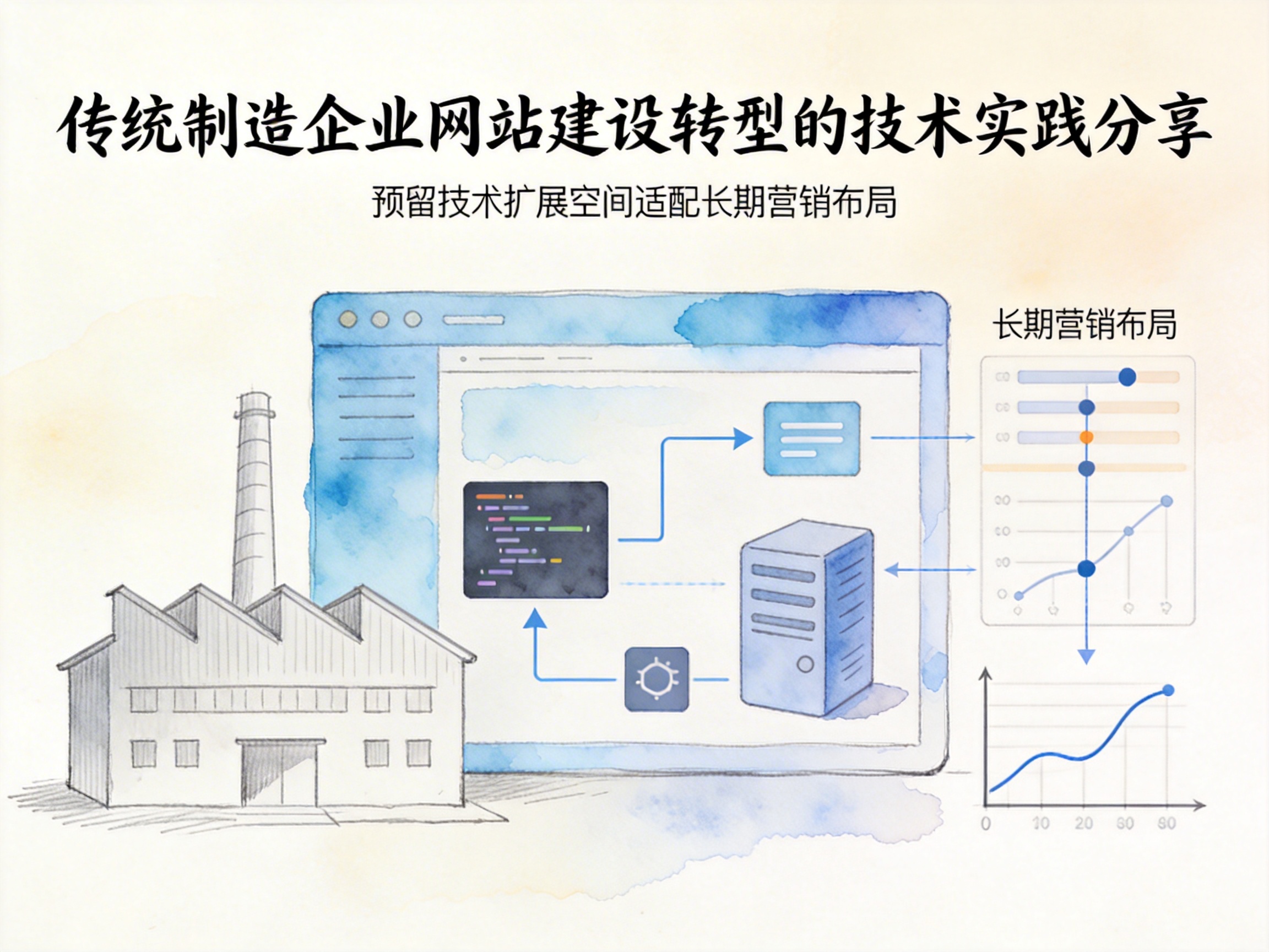 传统制造企业网站建设转型的技术实践分享 - 配图3