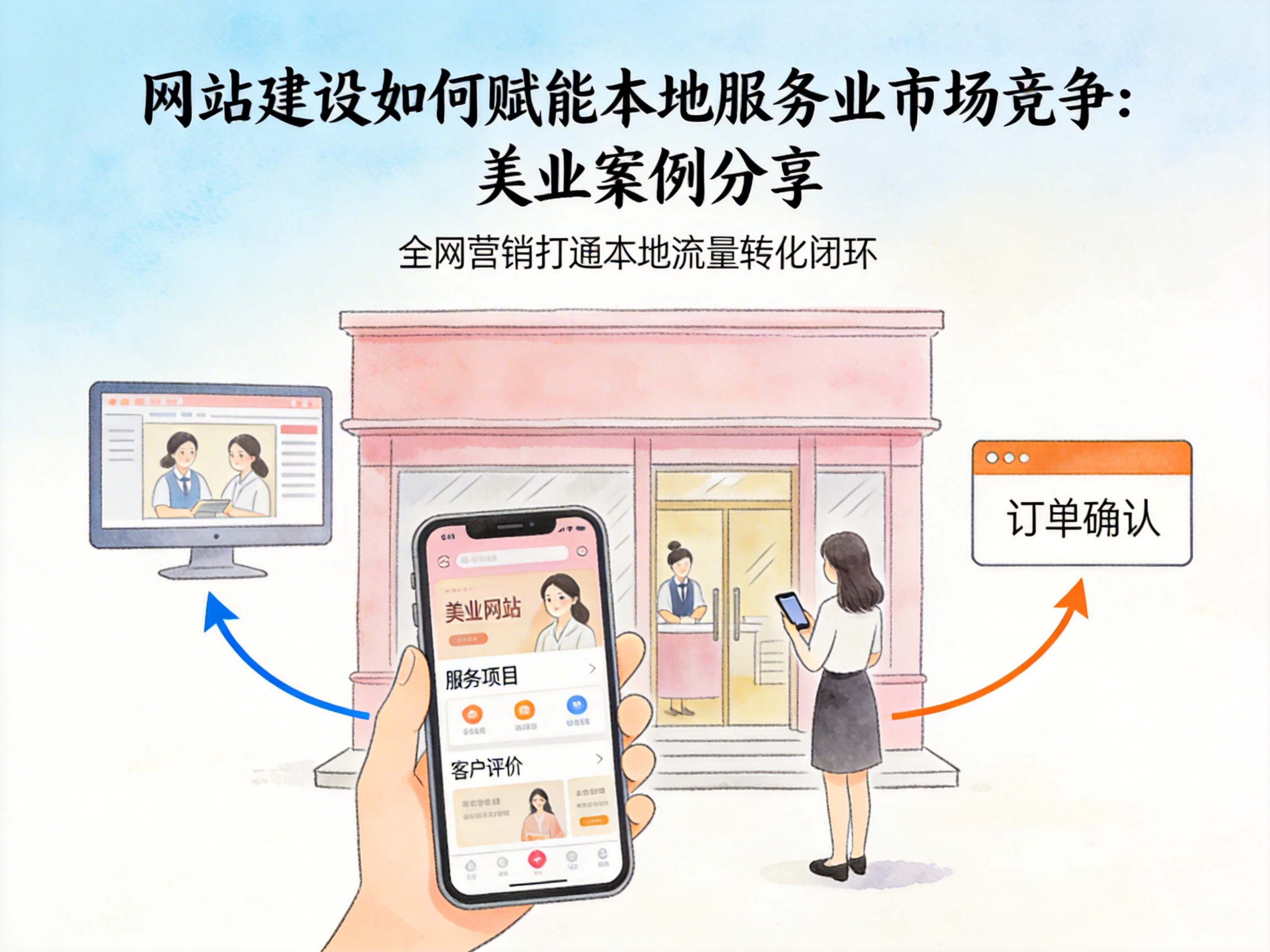 网站建设如何赋能本地服务业市场竞争：美业案例分享 - 配图2