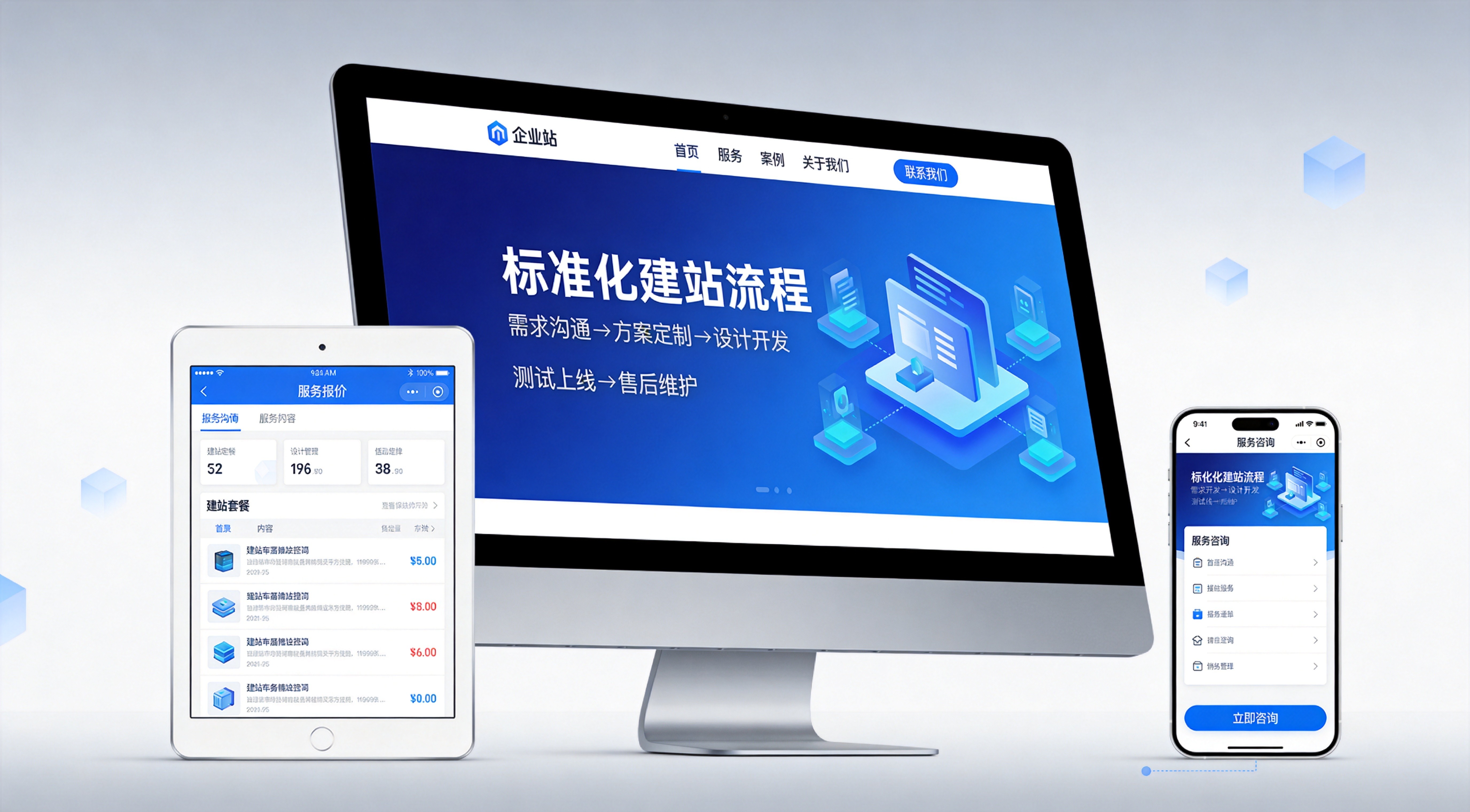 响应式网站设计在不同设备上的效果